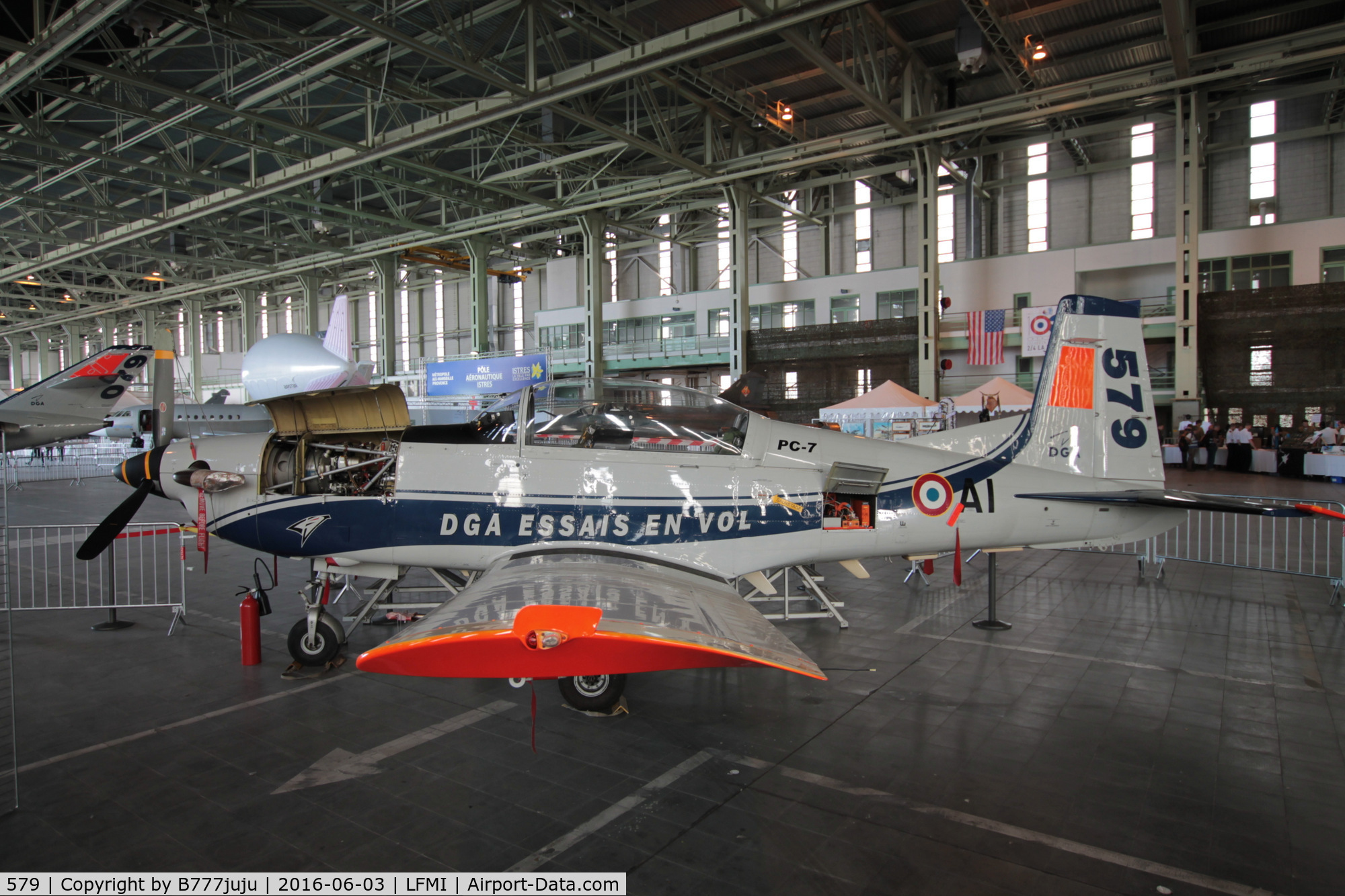 579, Pilatus PC-7 Turbo Trainer C/N 579, at Istres