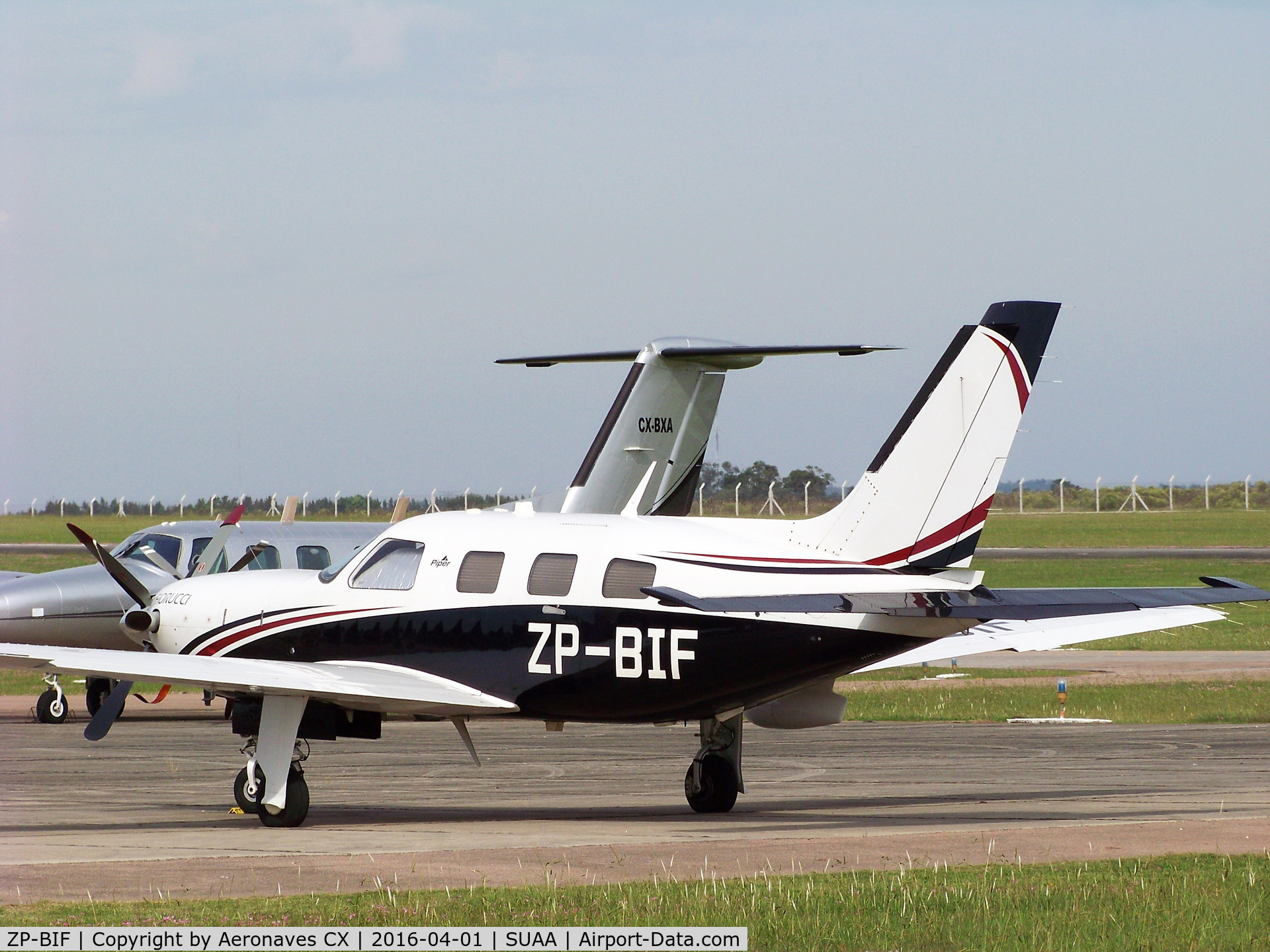 ZP-BIF, 2014 Piper PA-46-500TP Malibu Meridian C/N 4697552, Visita en Aeropuerto Int. Ángel S. Adami.