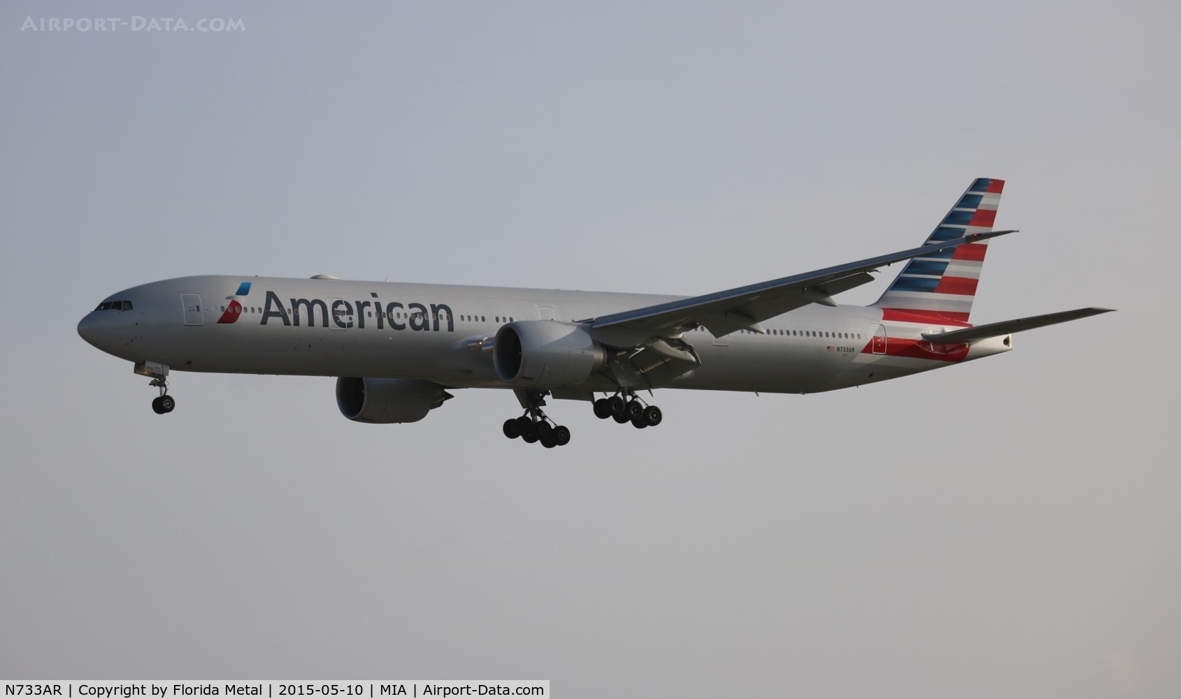 N733AR, 2015 Boeing 777-323/ER C/N 33524, American