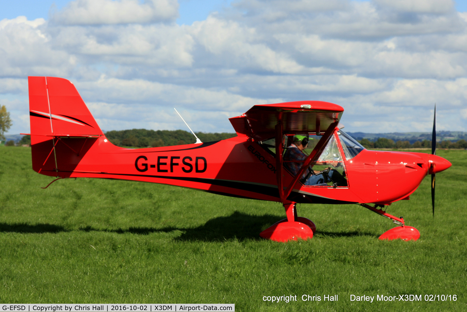 G-EFSD, 2016 Aeropro Eurofox 912(IS) C/N LAA 376-15359, at Darley Moor Airfield