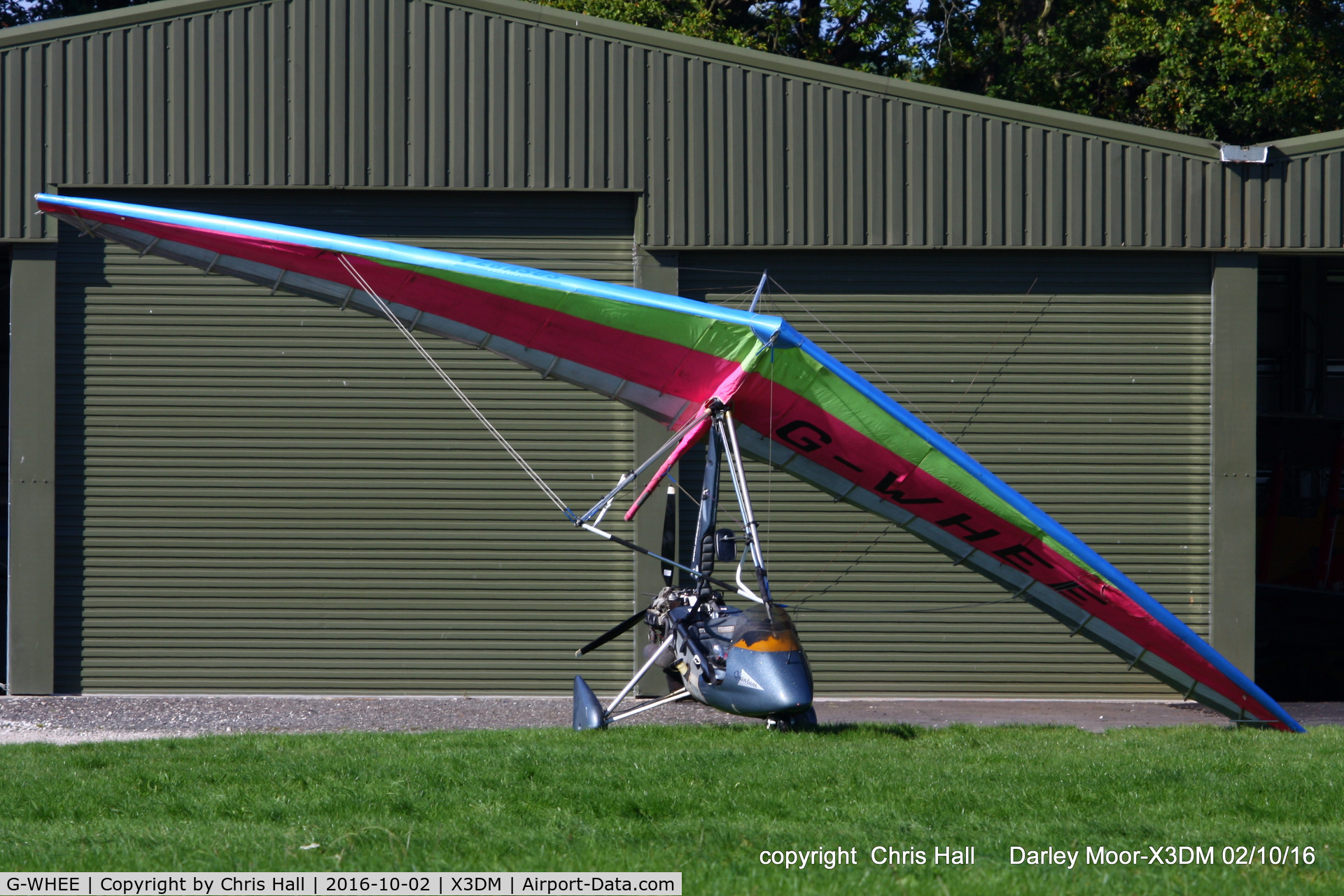 G-WHEE, 1999 Pegasus Quantum 15-912 C/N 7510, at Darley Moor Airfield
