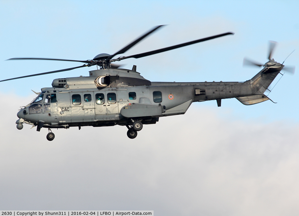 2630, Eurocopter EC-725AP Caracal C/N 2630, Passing above rwy 32L for exercice... Re-coded ac 'CAC'