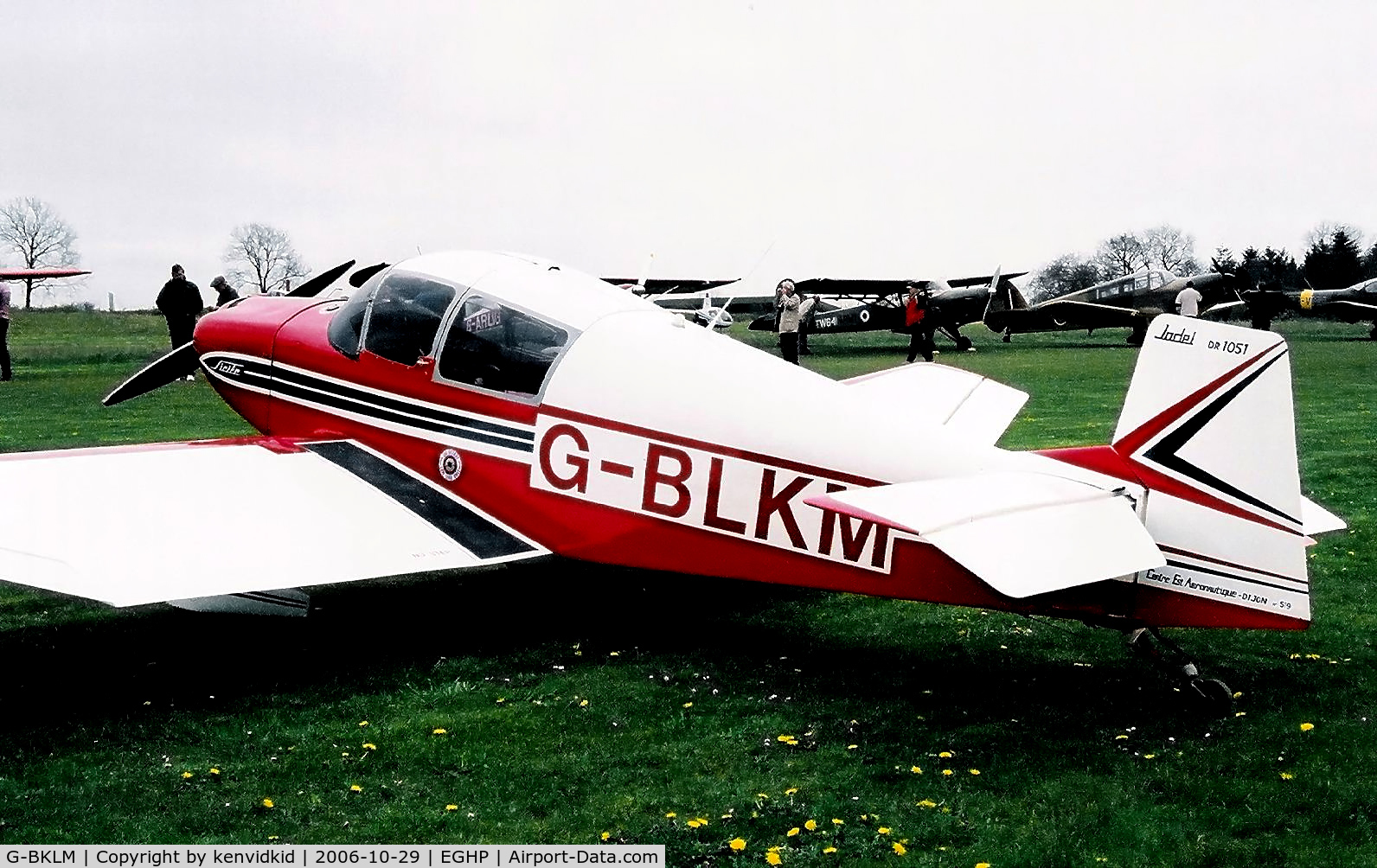 G-BKLM, 1984 Thunder Balloons Ltd THUNDER AX9-140 C/N 475, At a Popham fly-in circa 2006.