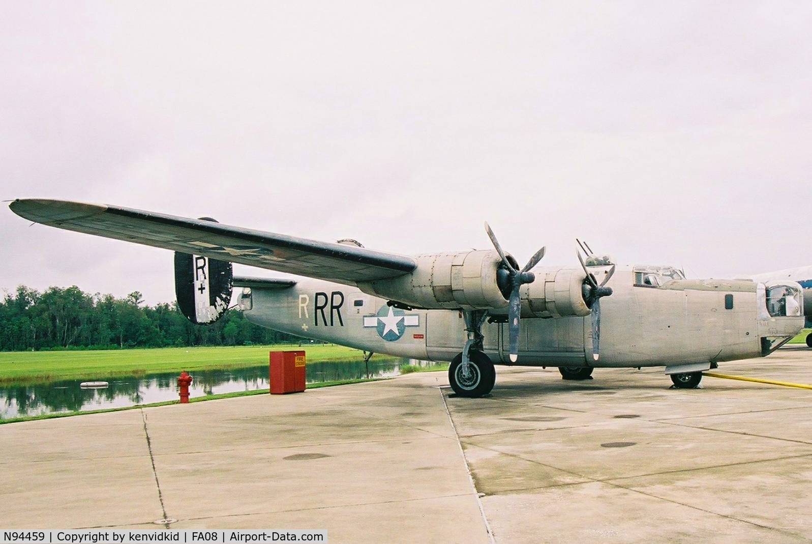 N94459, 1944 Consolidated B-24J Liberator C/N 1567, At Fantasy of Flight, Polk City, circa 2003.