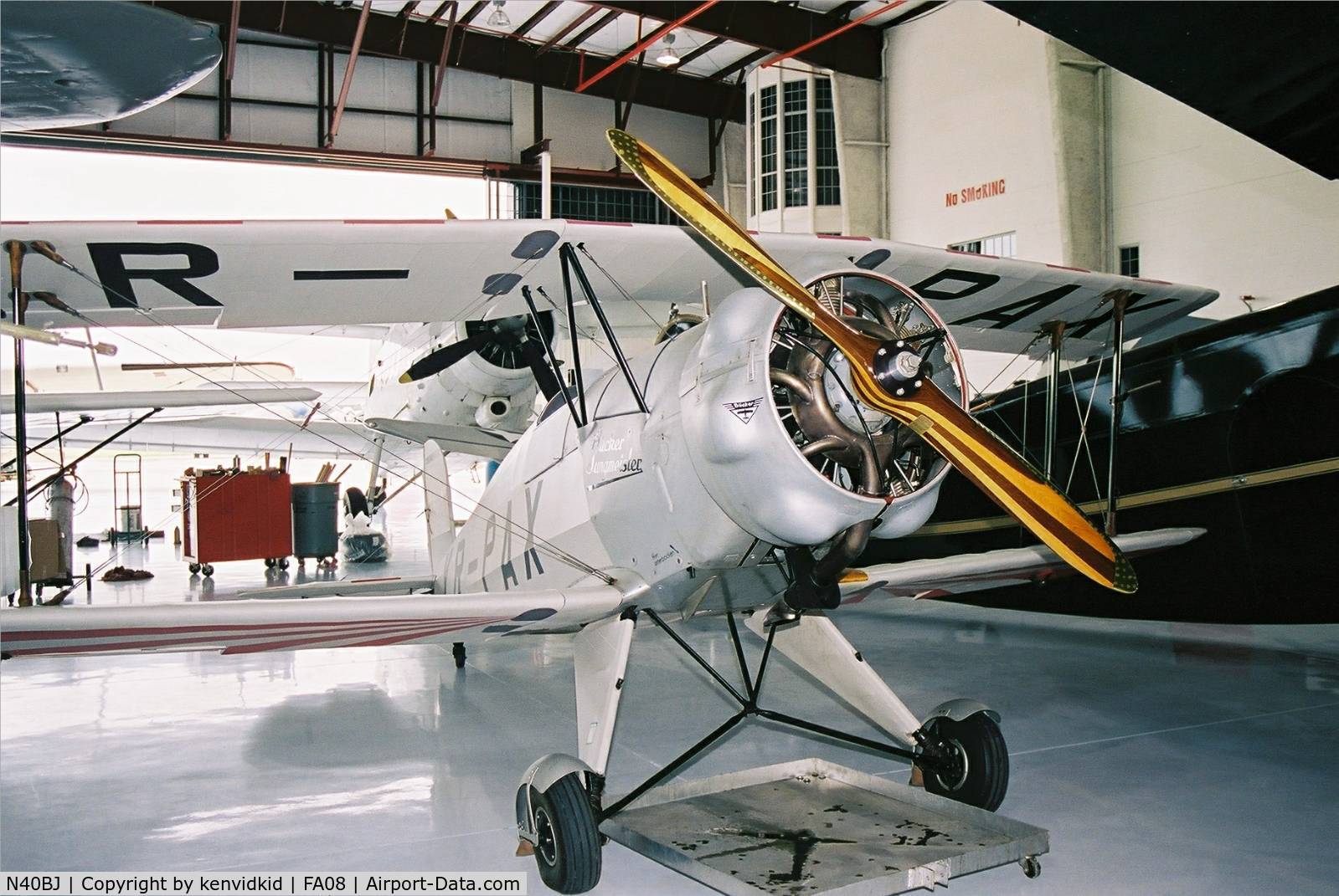 N40BJ, 1937 Bucker Bu-133C Jungmeister C/N 4, At Fantasy of Flight, Polk City, circa 2003.