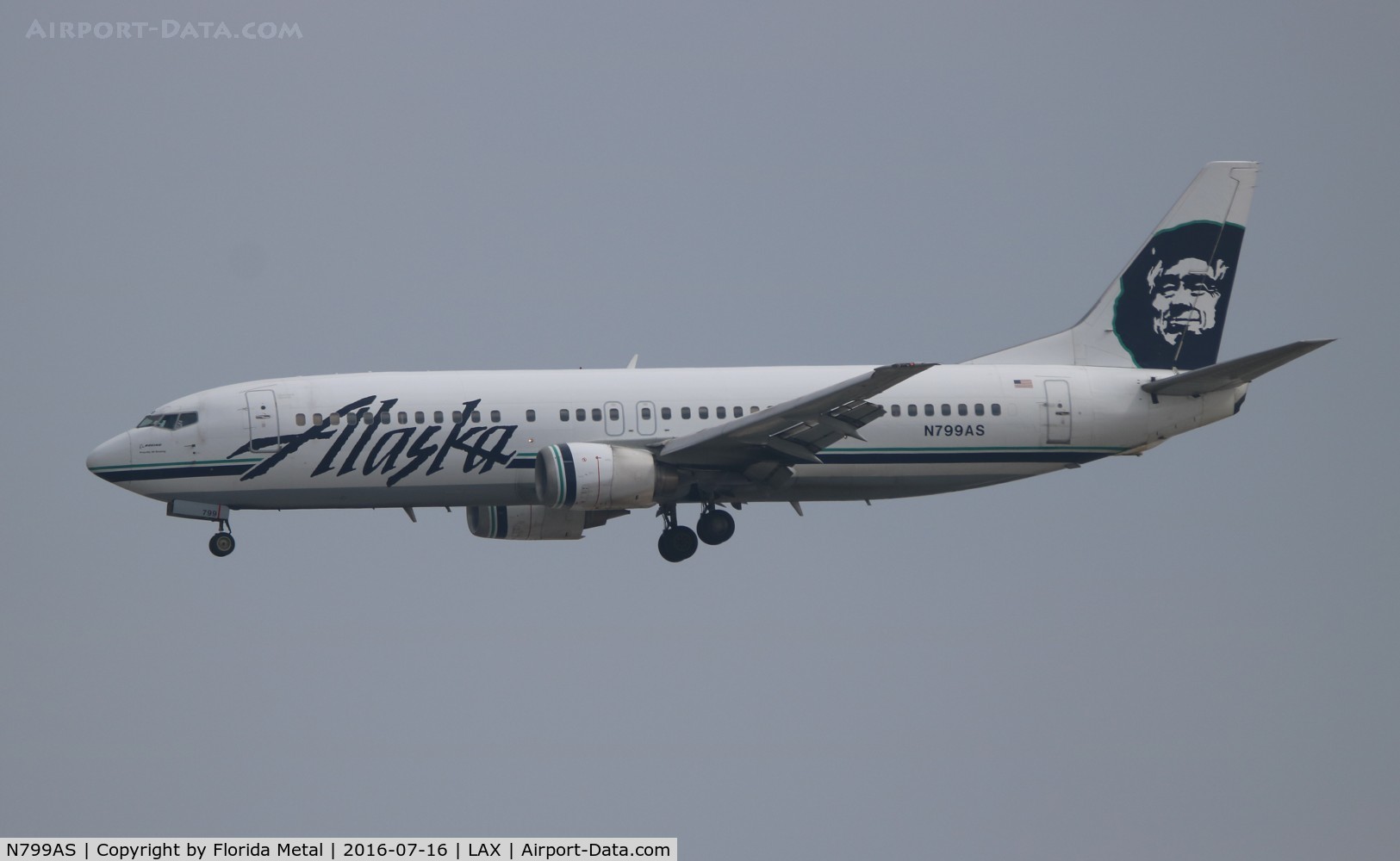 N799AS, 1998 Boeing 737-490 C/N 29270, Alaska