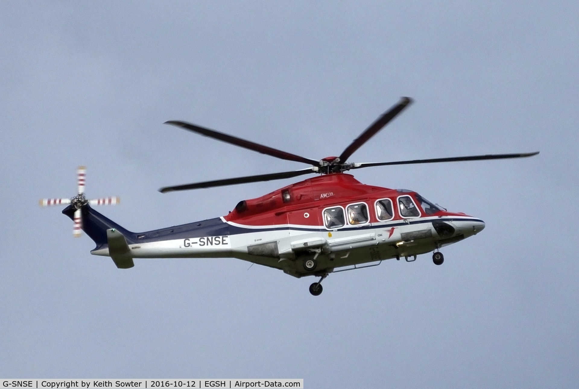G-SNSE, 2014 AgustaWestland AW-139 C/N 31561, Returning to land