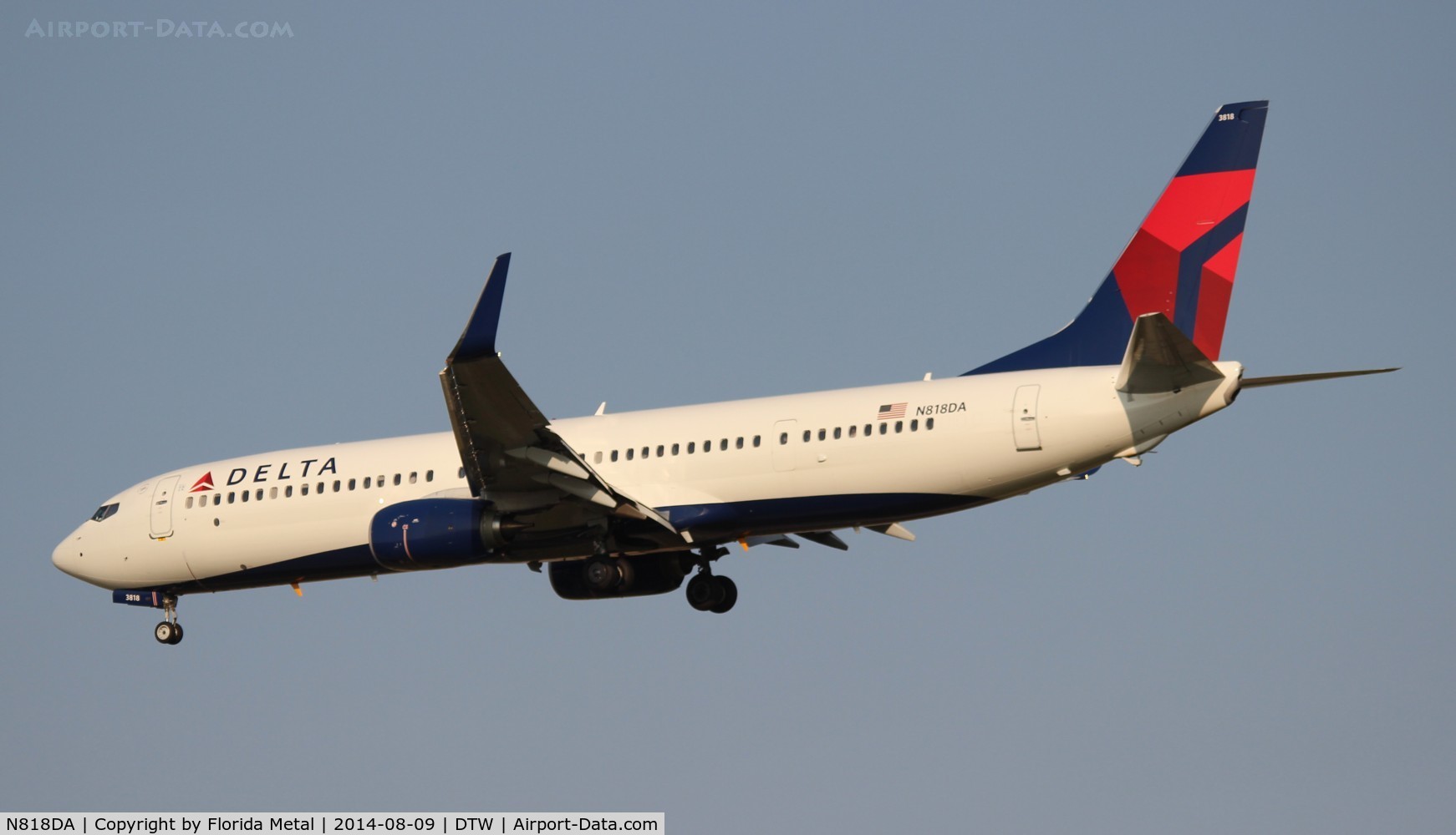 N818DA, 2014 Boeing 737-932/ER C/N 31928, Delta