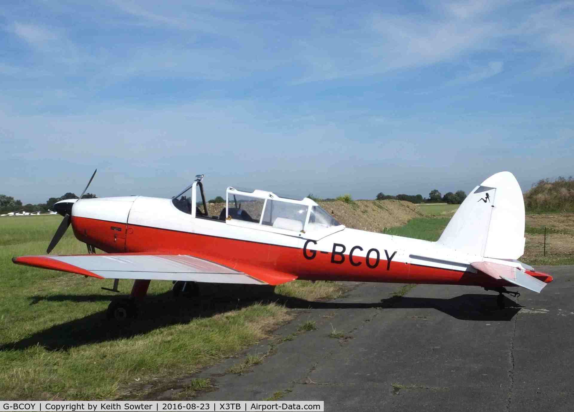 G-BCOY, 1950 De Havilland DHC-1 Chipmunk 22 (Lycoming) C/N C1/0212, Tug aircraft
