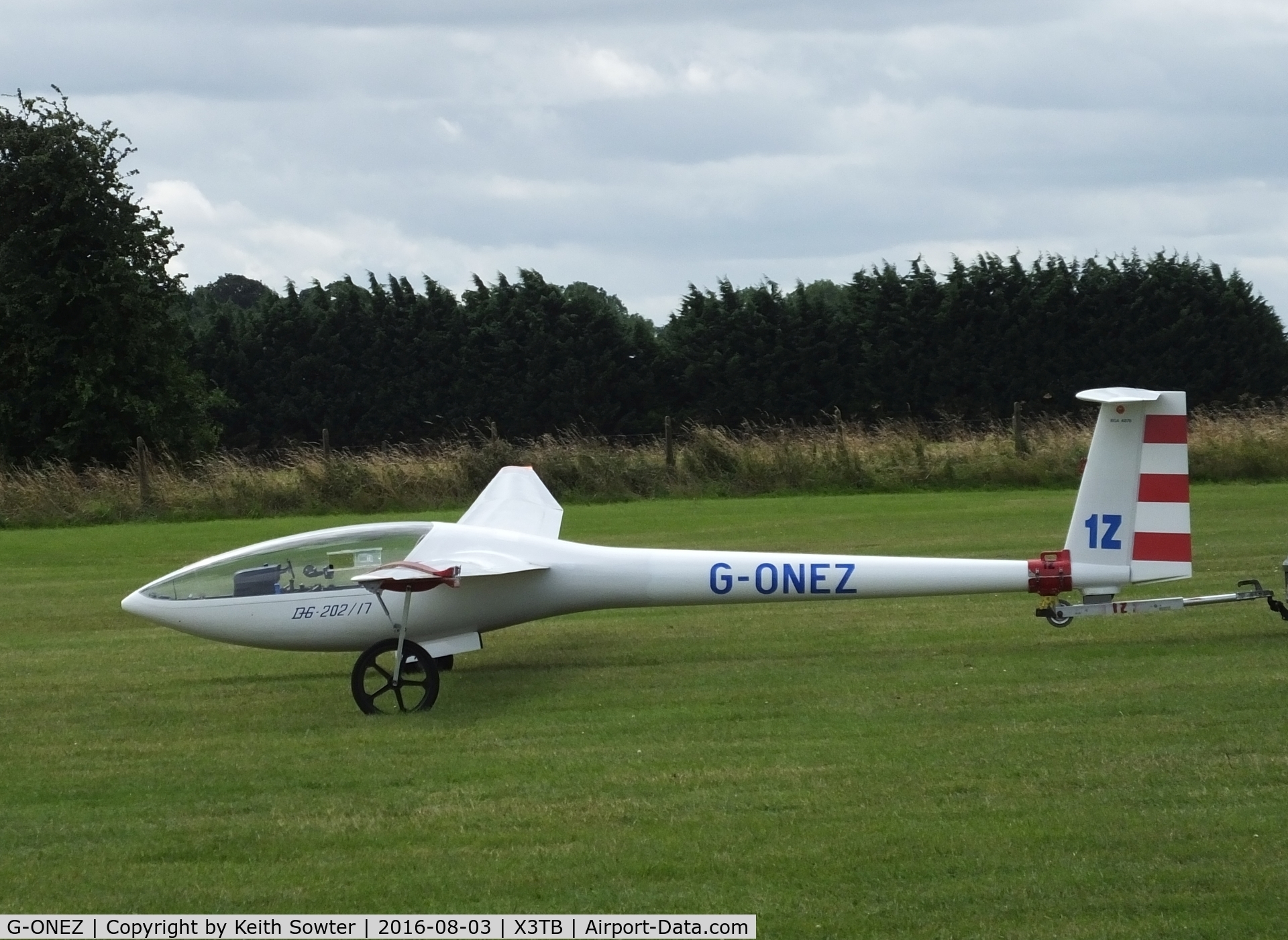 G-ONEZ, 1981 Glaser-Dirks DG-200/17 C/N 2-1431738, Glider Comp
