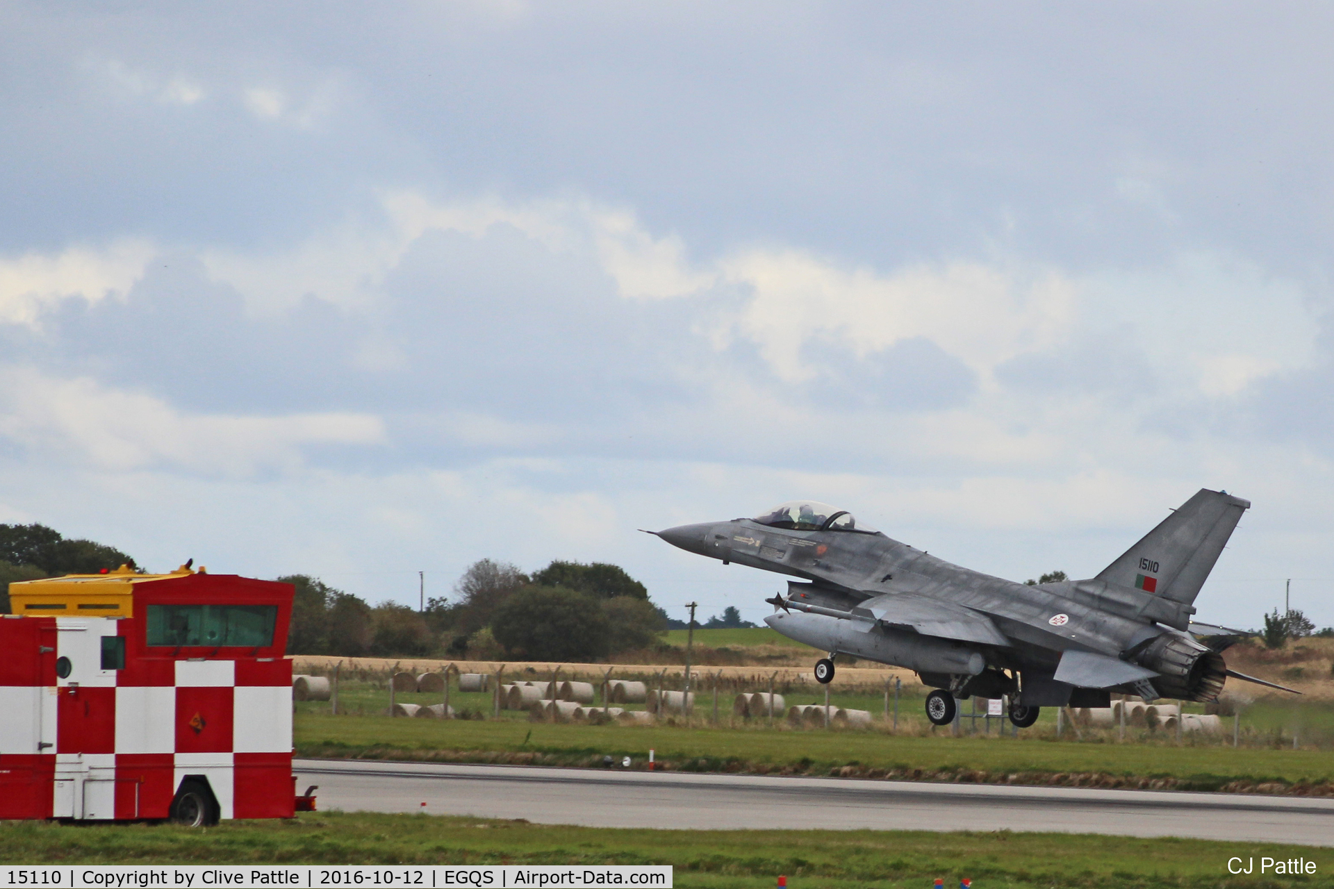 15110, General Dynamics F-16AM Fighting Falcon C/N AA-10, In action at RAF Lossiemouth EGQS during Exercise Joint Warrior 16-2