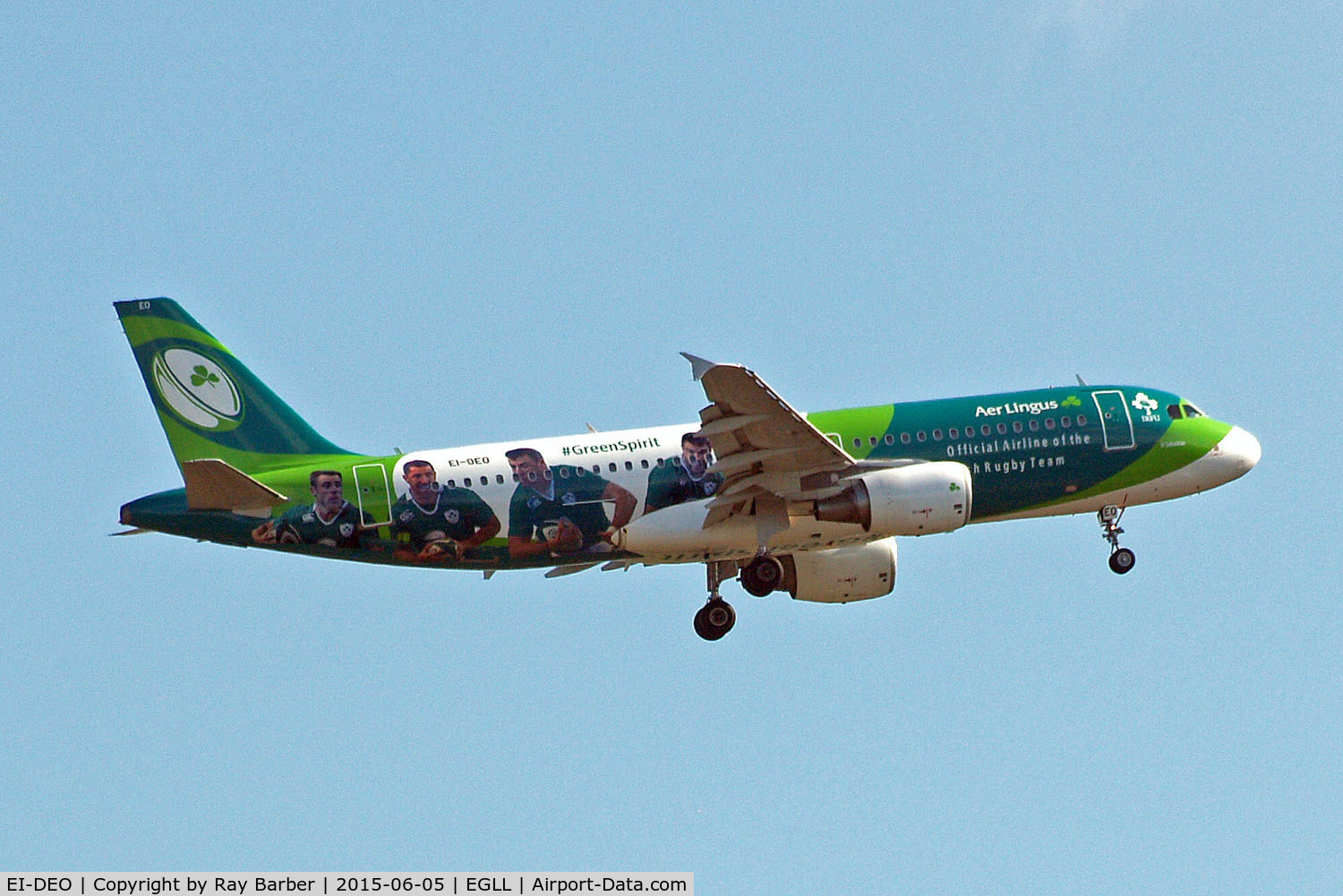 EI-DEO, 2005 Airbus A320-214 C/N 2486, Airbus A320-214 [2486] (Aer Lingus) Home~G 05/06/2015. On approach 27L