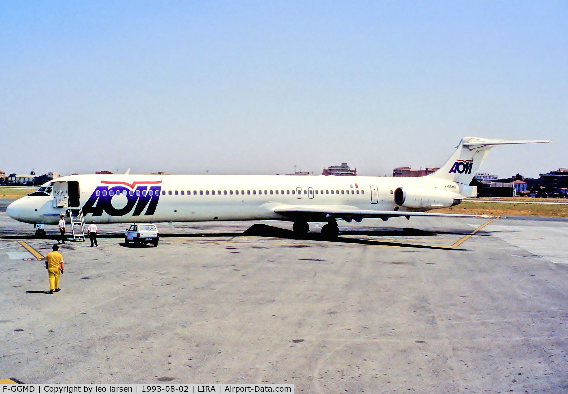 F-GGMD, 1989 McDonnell Douglas MD-83 (DC-9-83) C/N 49618, CIA Ciampino 2.8.93