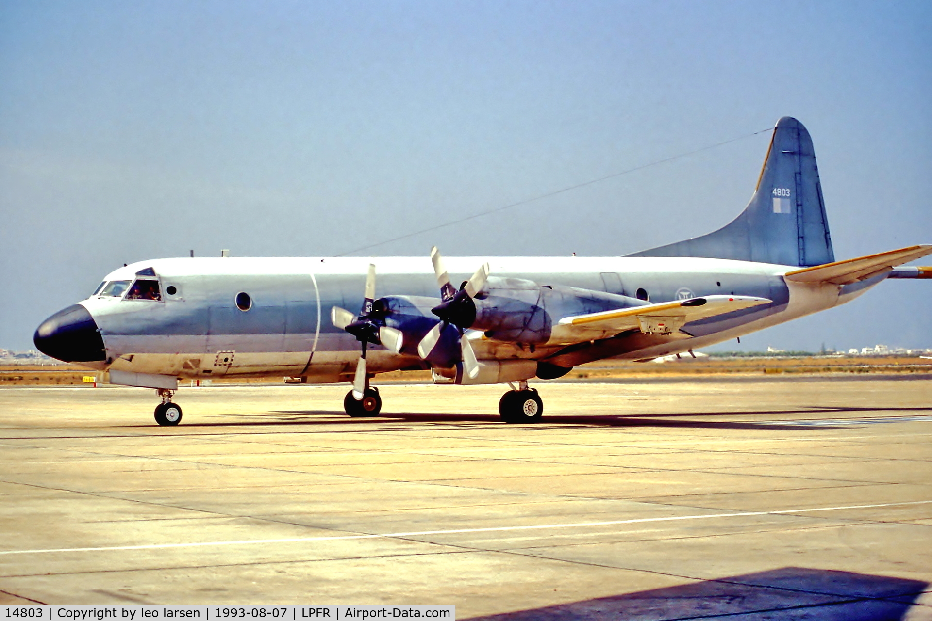 14803, 1968 Lockheed P-3P Orion C/N 185B-5402, Faro 7.8.93
