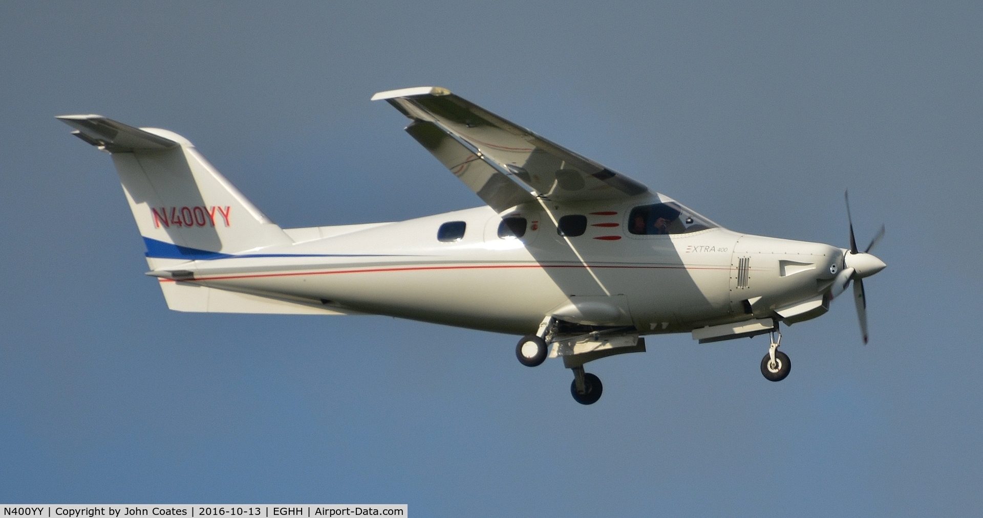 N400YY, 2001 Extra EA-400 C/N 019, Resident arriving home