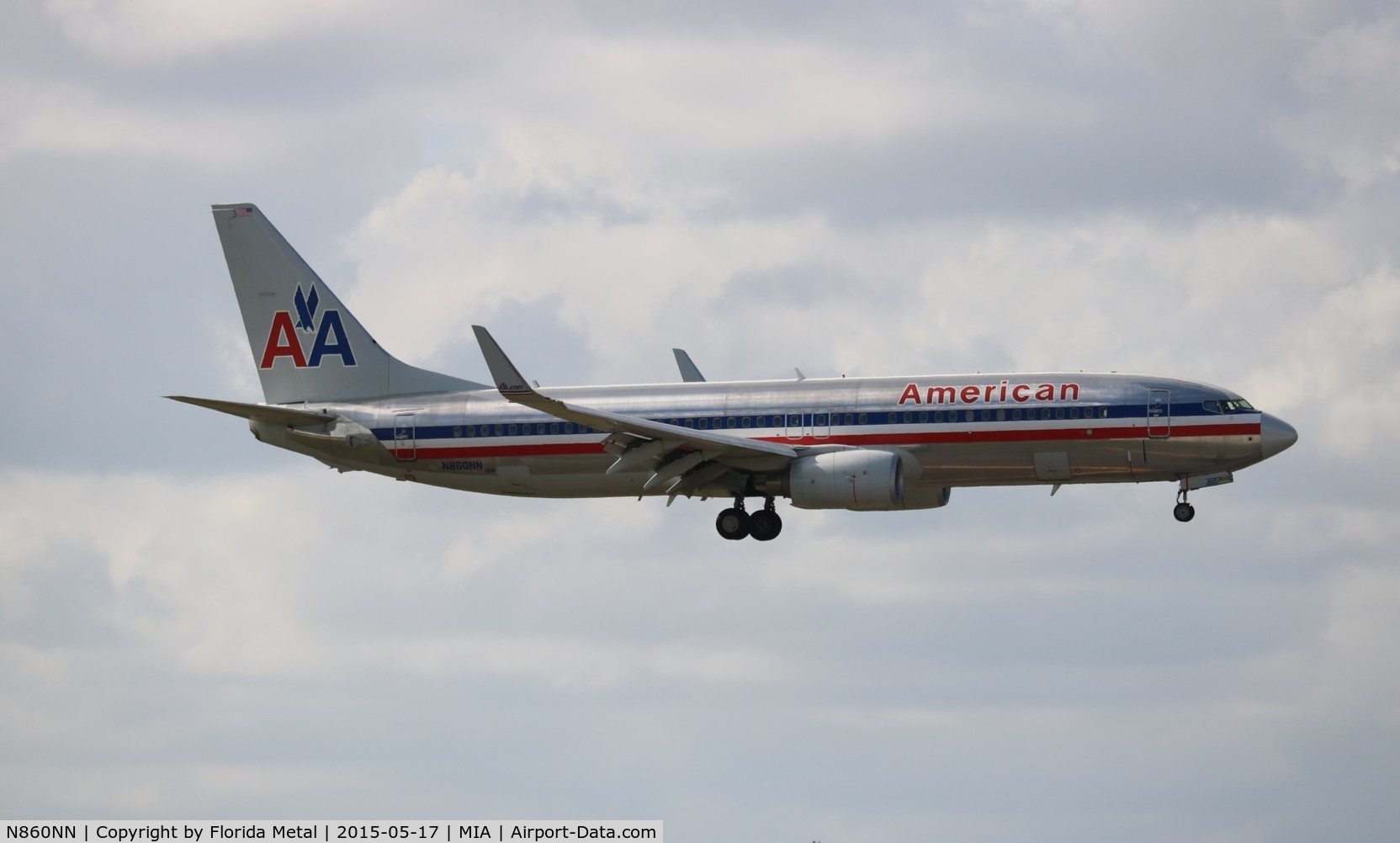 N860NN, 2010 Boeing 737-823 C/N 40583, American