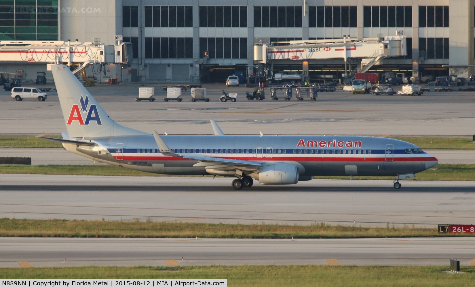 N889NN, 2012 Boeing 737-823 C/N 33314, American