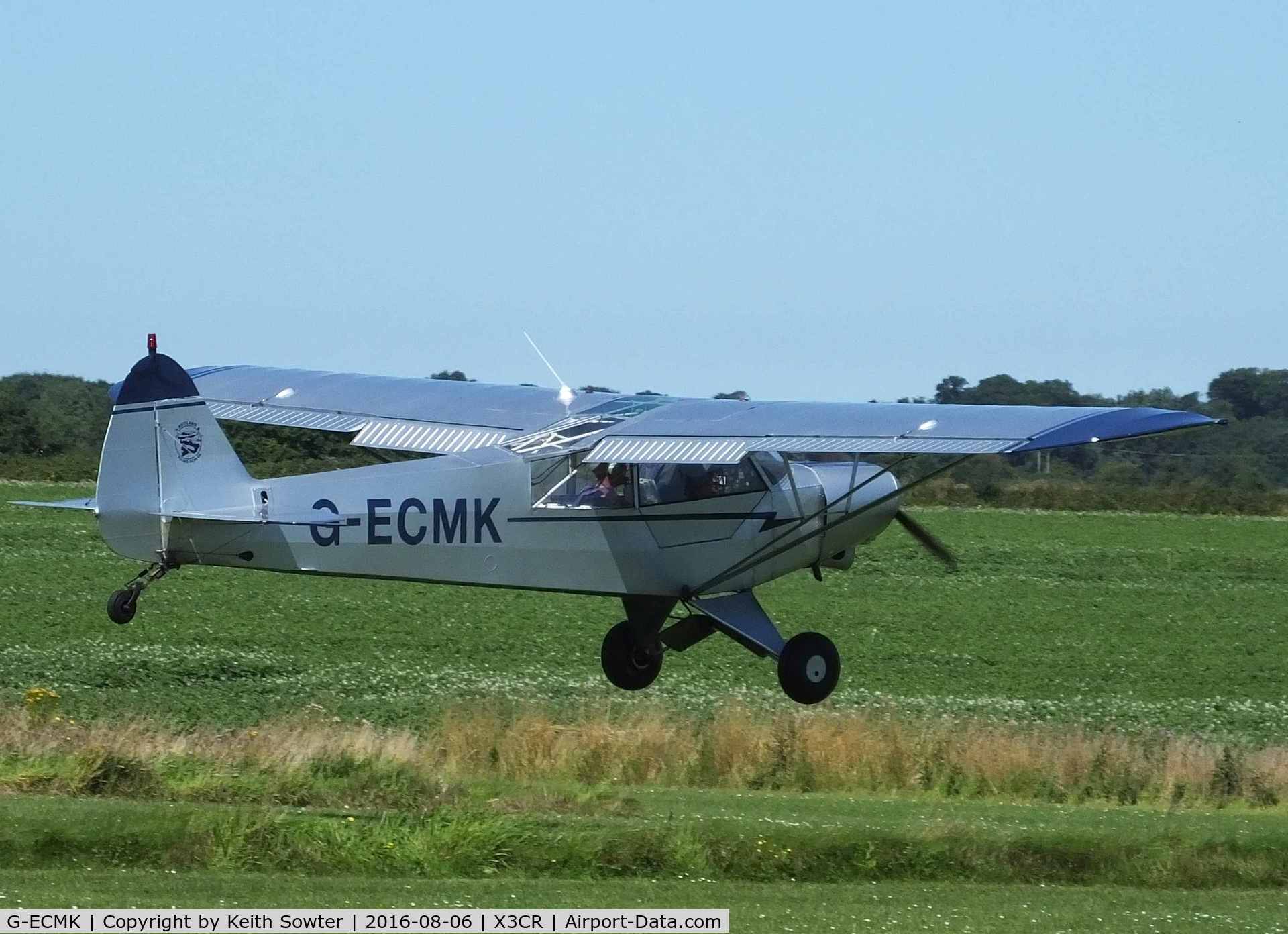 G-ECMK, 1982 Piper PA-18-150 Super Cub C/N 18-8209022, visiting aircraft