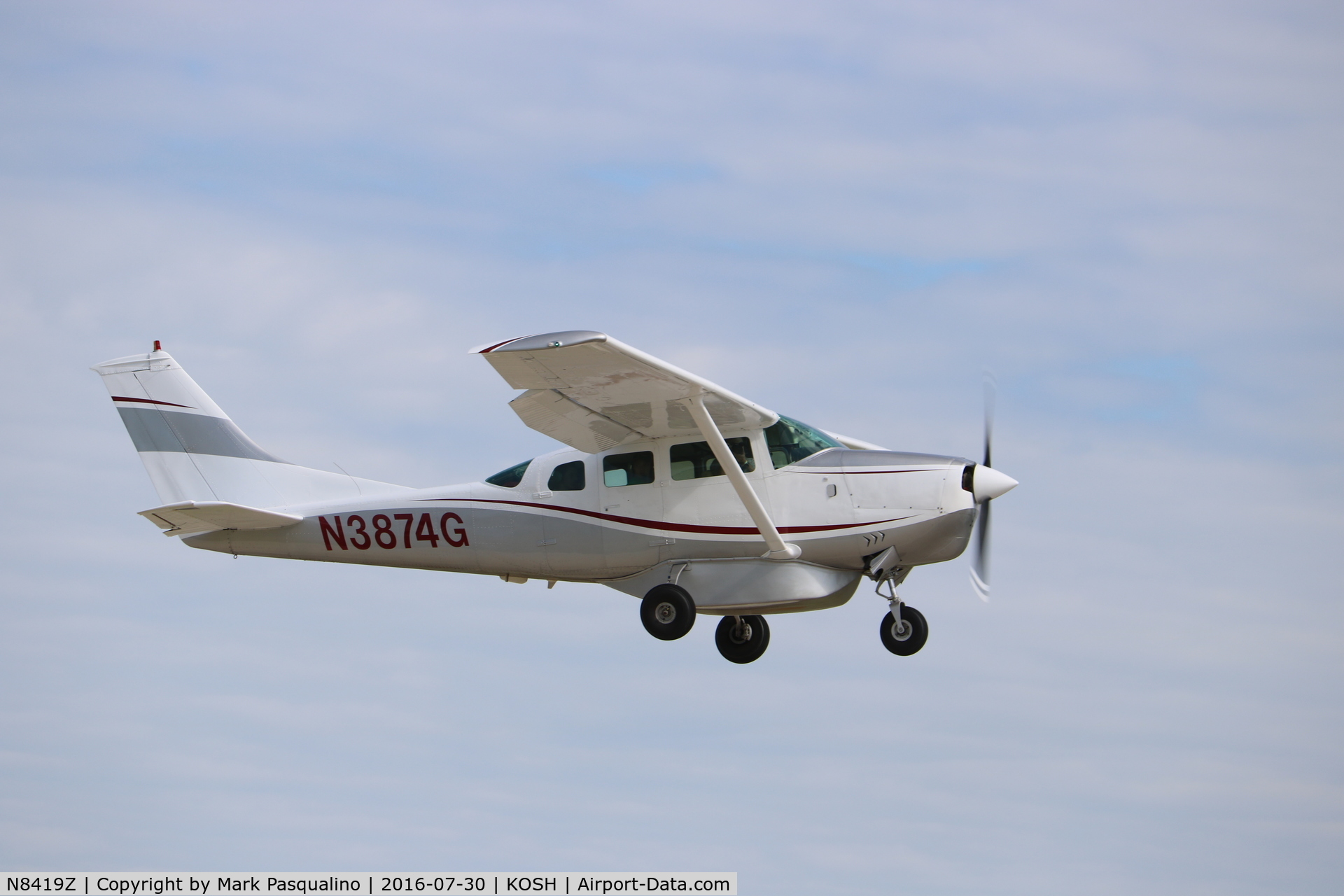 N8419Z, 1963 Cessna 210-5(205) C/N 205-0419, Cessna 205