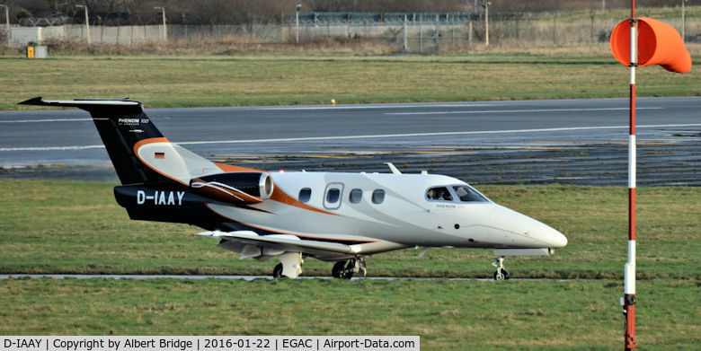 D-IAAY, 2011 Embraer EMB-500 Phenom 100 C/N 50000243, Embraer Phenom 100 arriving.