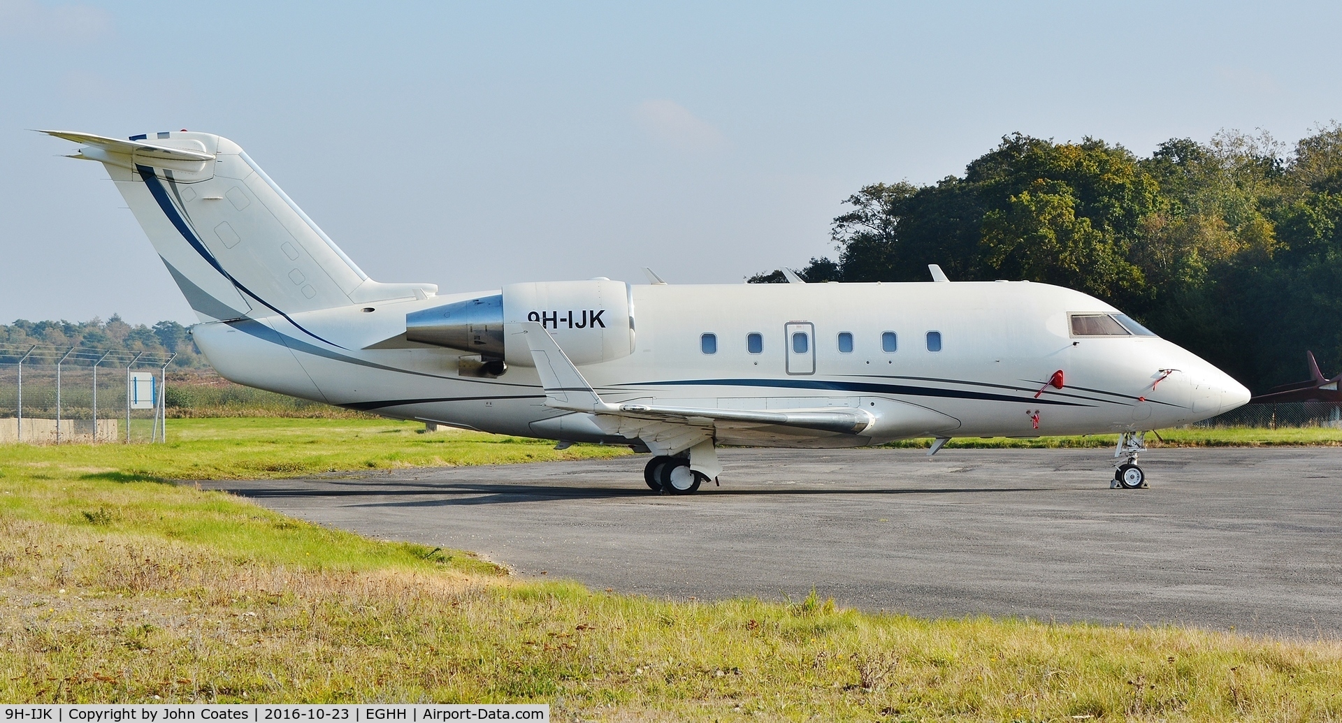 9H-IJK, 1984 Canadair Challenger 601 (CL-600-2A12) C/N 3031, Parked at JETS