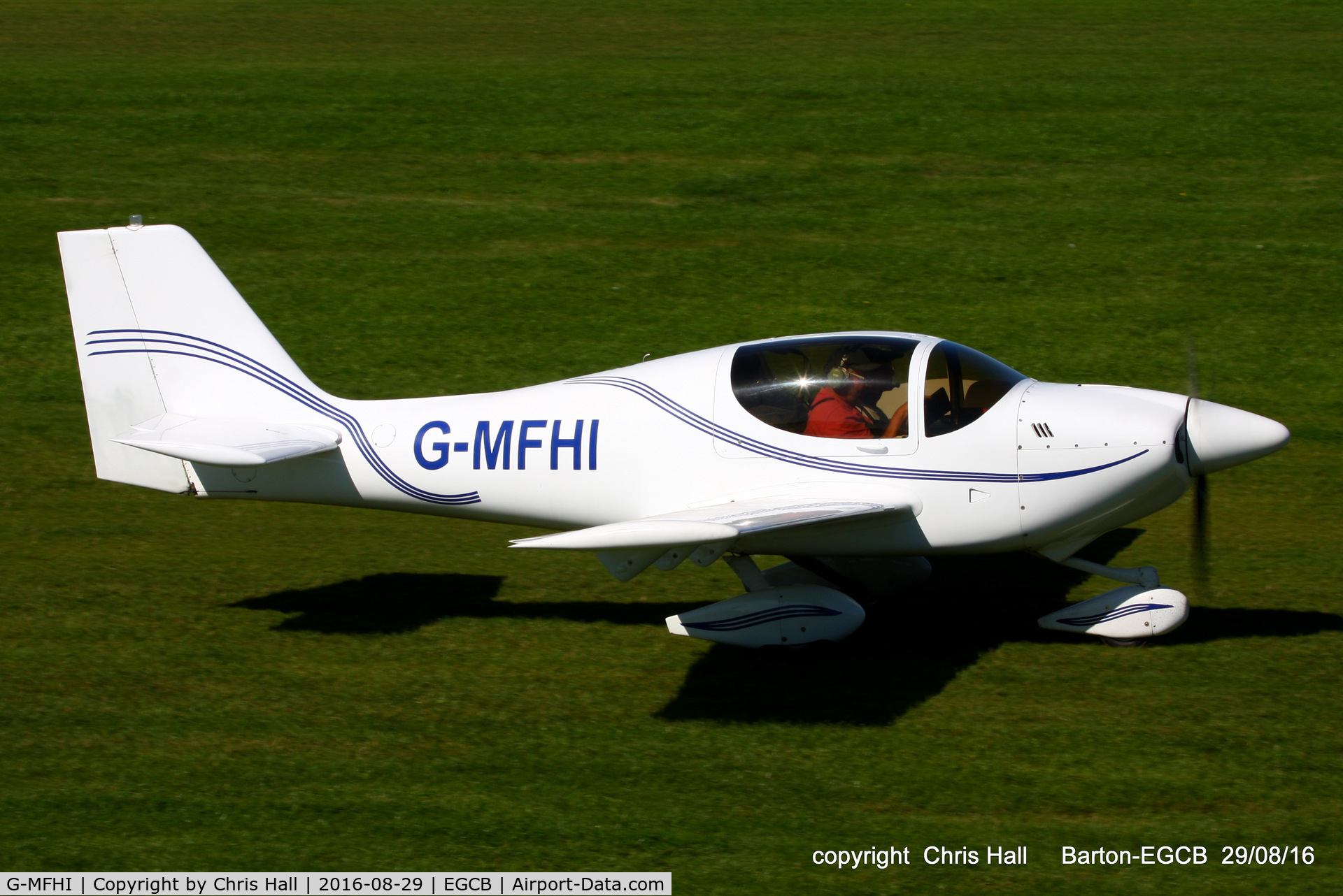 G-MFHI, 1998 Europa Tri-Gear C/N PFA 247-12841, at Barton
