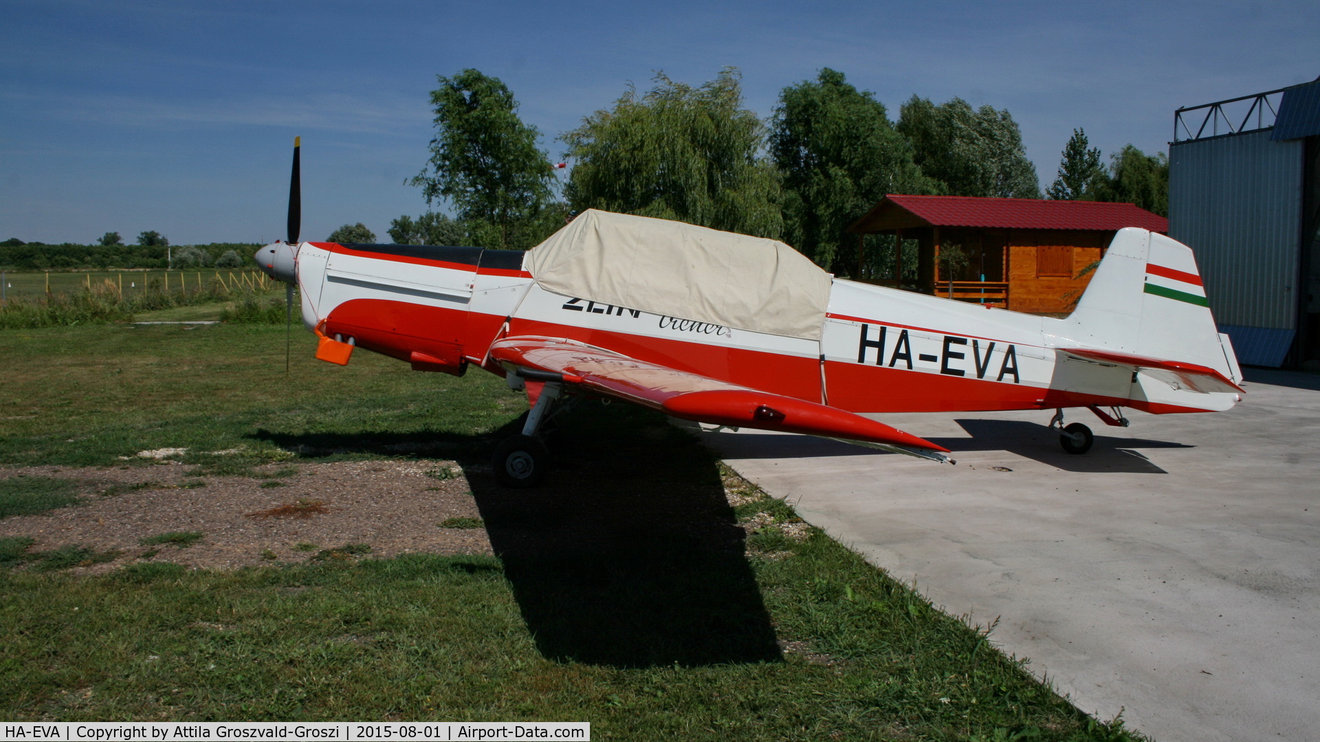 HA-EVA, Zlin 526M Trener C/N 1021, Atkár Airfield, Hungary