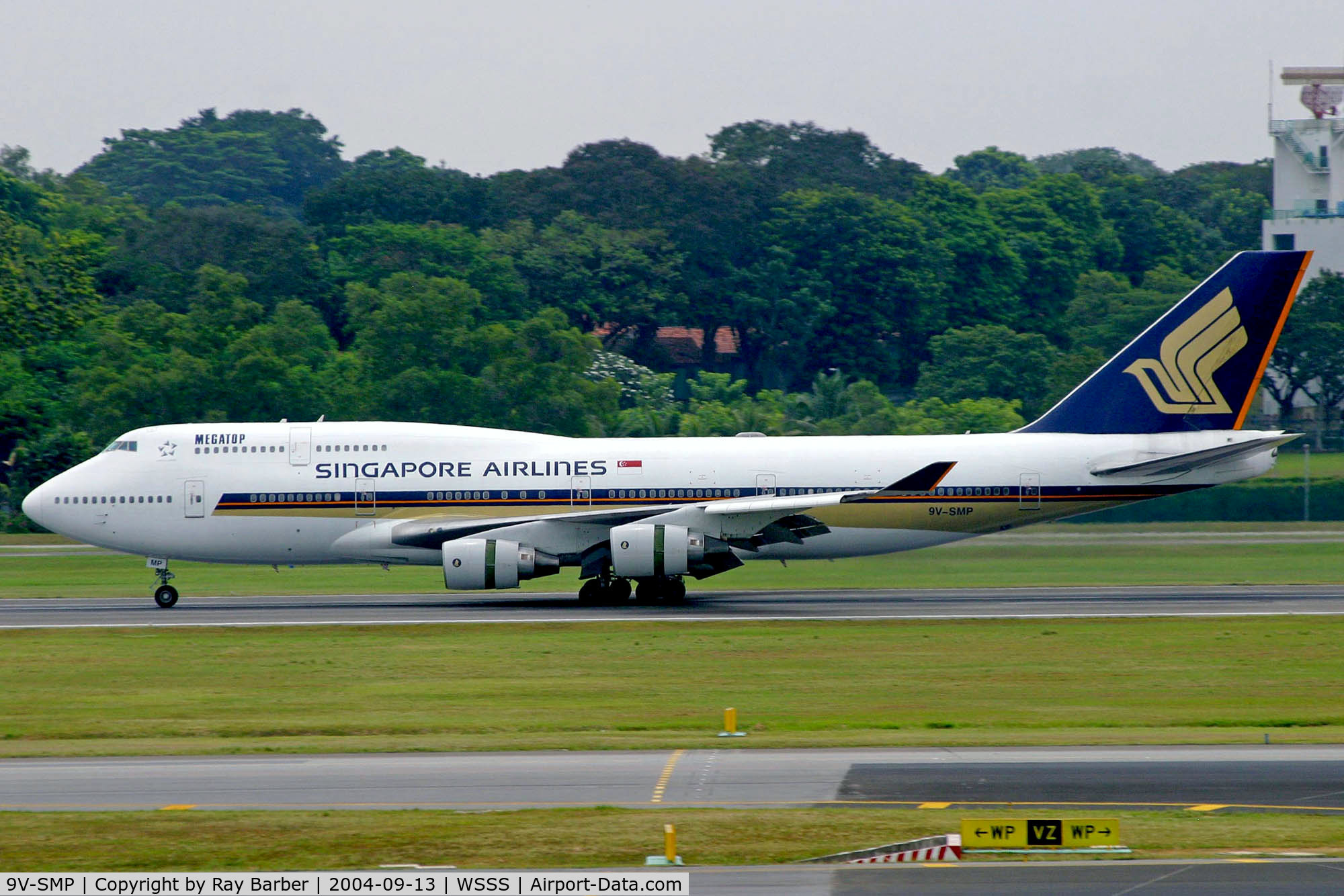 9V-SMP, 2002 Boeing 747-412/BCF C/N 27067, Boeing 747-412 [27067] (Singapore Airlines) Singapore-Changi~9V 13/09/2004