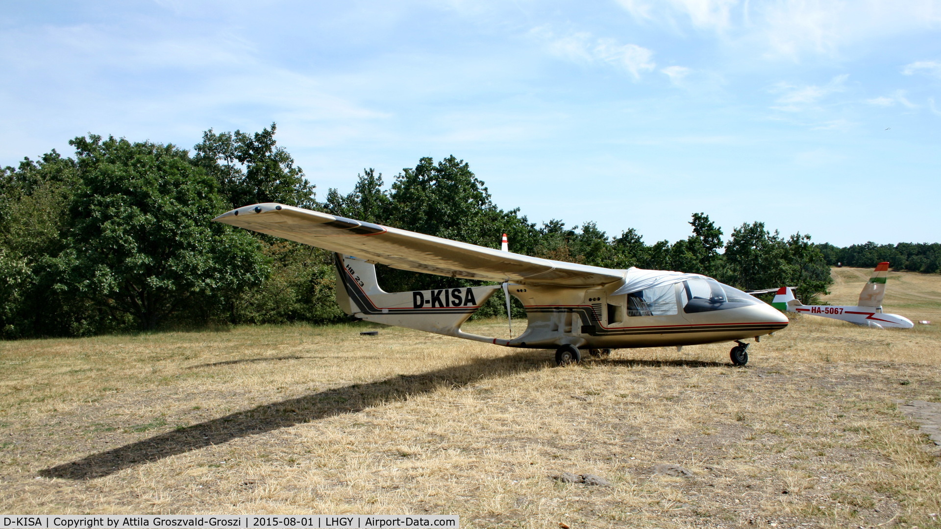 D-KISA, Brditschka HB-23/2400 SP Hobbyliner C/N 23041, Gyöngyös-Pipishegy Airfield, Hungary