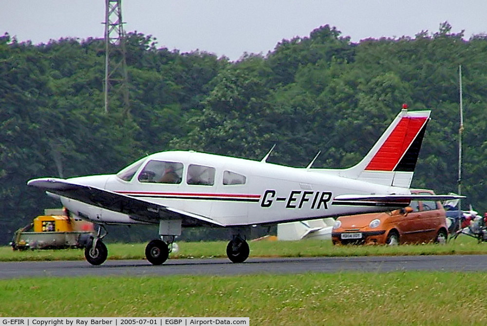 G-EFIR, 1980 Piper PA-28-181 Cherokee Archer II C/N 28-8090275, Piper PA-28-181 Archer II [28-8090275] Kemble~G 01/07/2005