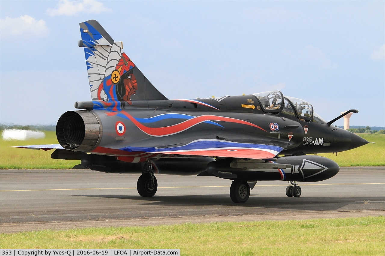 353, Dassault Mirage 2000N C/N 315, Dassault Mirage 2000N, Taxiing to parking area, Avord Air Base 702 (LFOA) Open day 2016