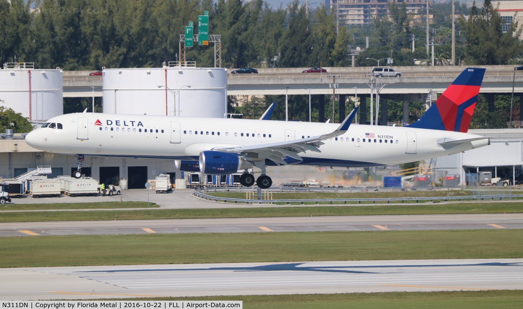 N311DN, 2016 Airbus A321-211 C/N 7304, Delta