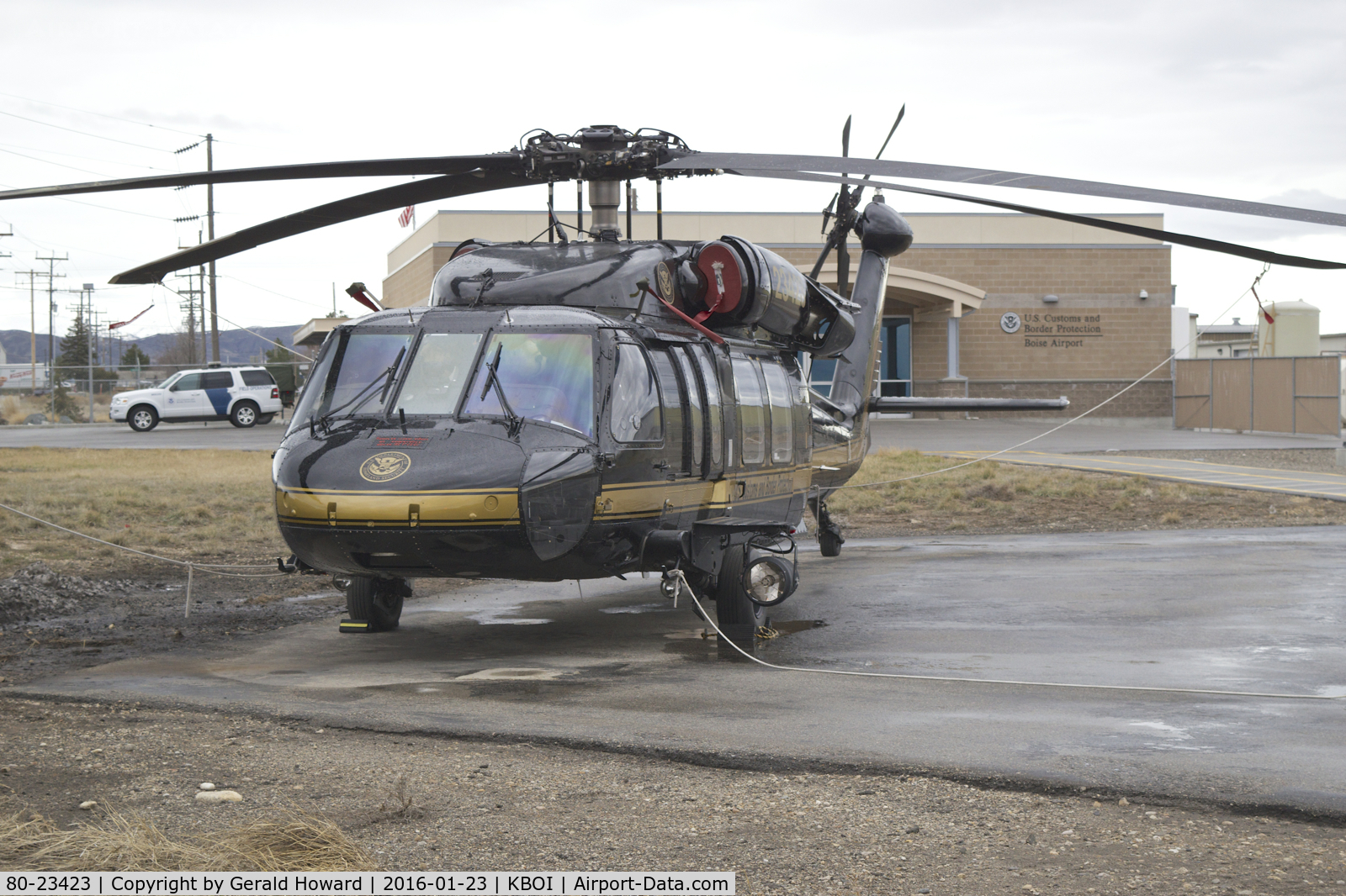 80-23423, Sikorsky UH-60A Black Hawk C/N 70.181, U.S. Customs involved in search of missing persons in Idaho back country.