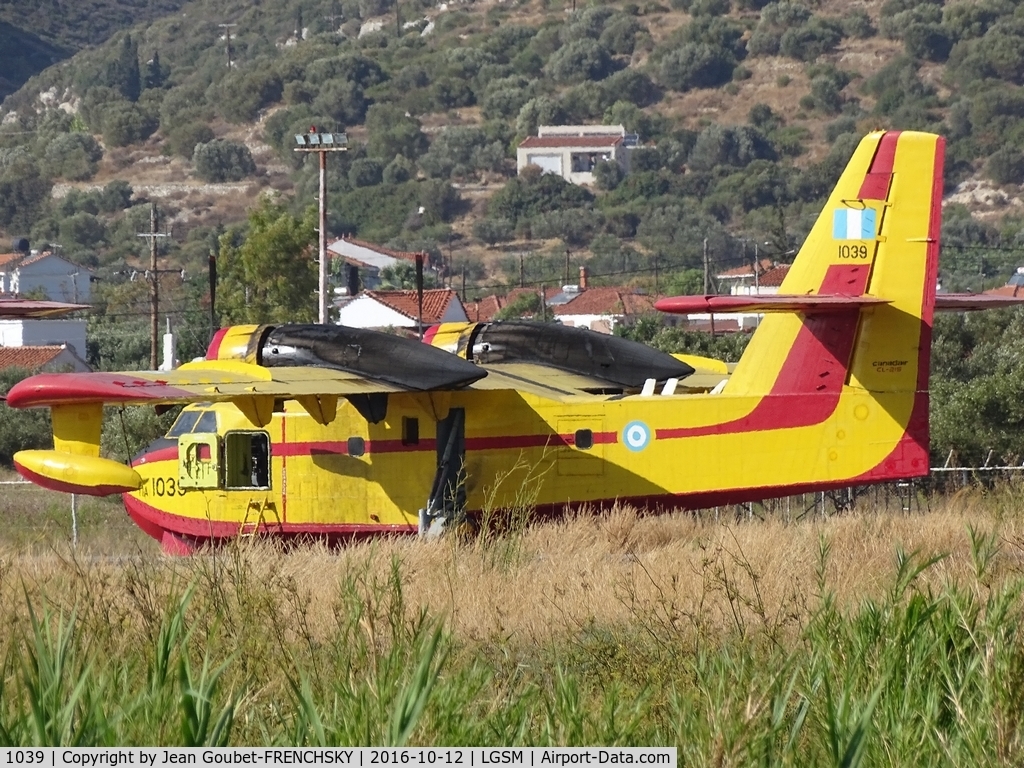 1039, Canadair CL-215-II (CL-215-1A10) C/N 1039, Hellenic Air Force  at Samos International Airport