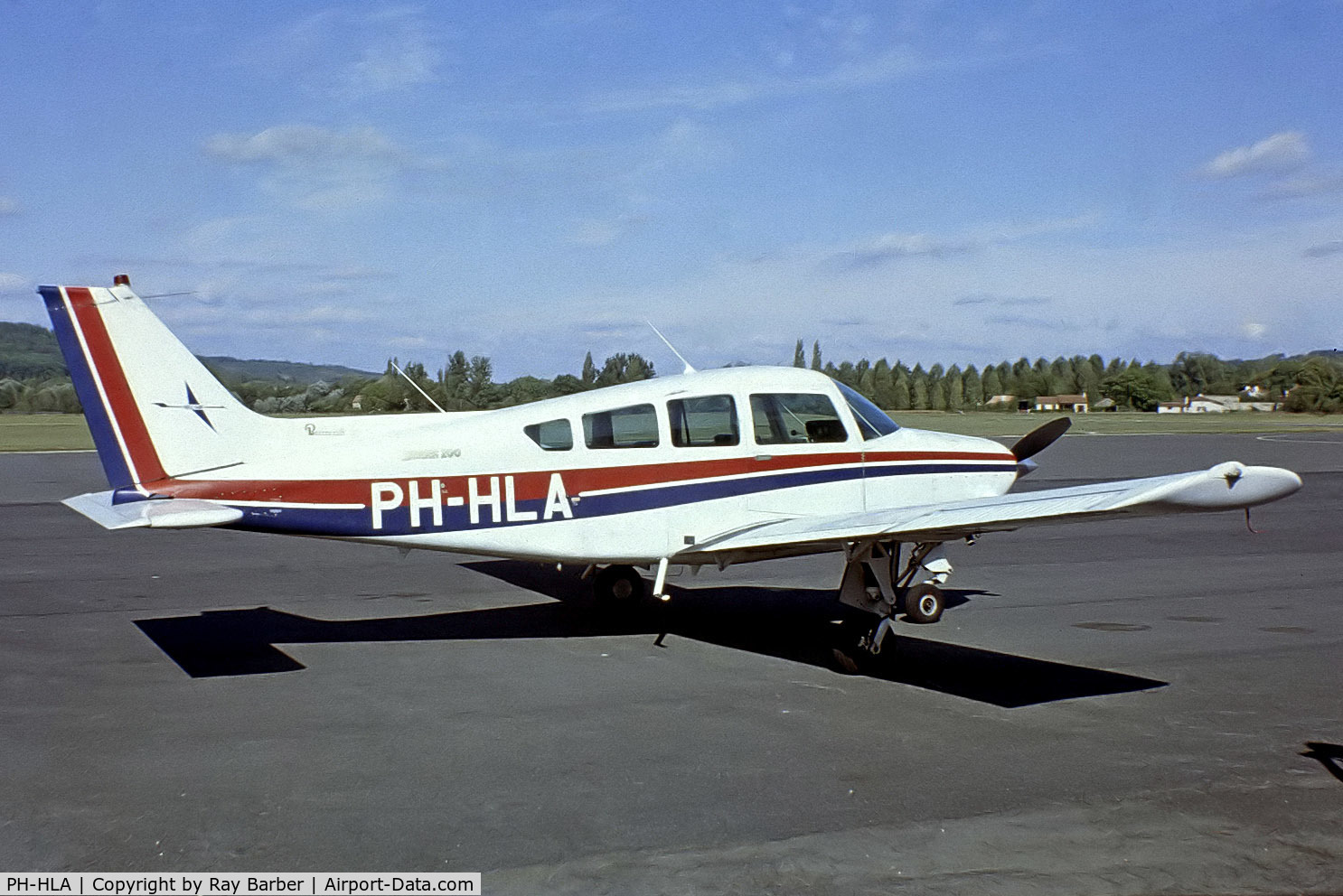 PH-HLA, 1977 Beech C24R Sierra Super C/N MC-491, Beech C24R Sierra [MC-491] (Place & Date Unknown) @1978 From a slide.