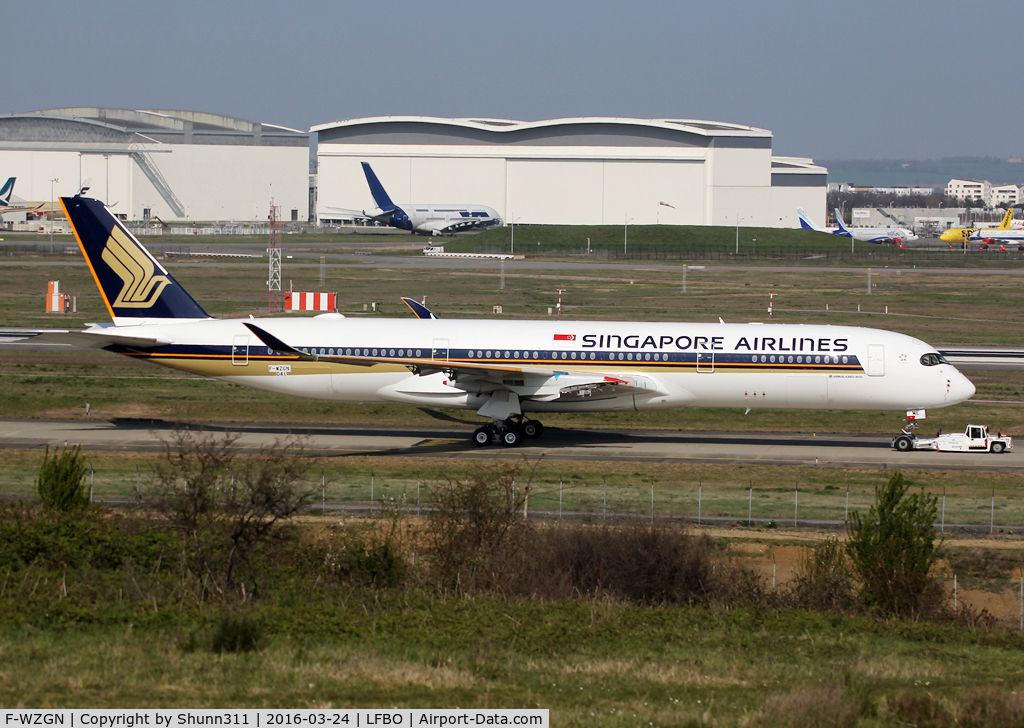 F-WZGN, 2016 Airbus A350-941 C/N 041, C/n 0041 - To be 9V-SME