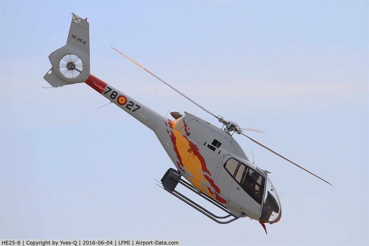 HE25-8, Eurocopter EC-120B Colibri C/N 1197, Spanish ASPA Team Eurocopter EC-120B Colibri, On display, Istres-Le Tubé Air Base 125 (LFMI-QIE) open day 2016