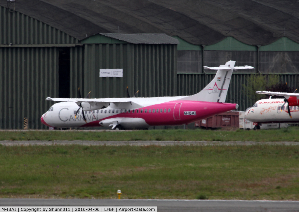 M-IBAI, 2007 ATR 72-212A C/N 767, New operator for this ATR72-500 ex. Kingfisher Airlines : Air Carnival