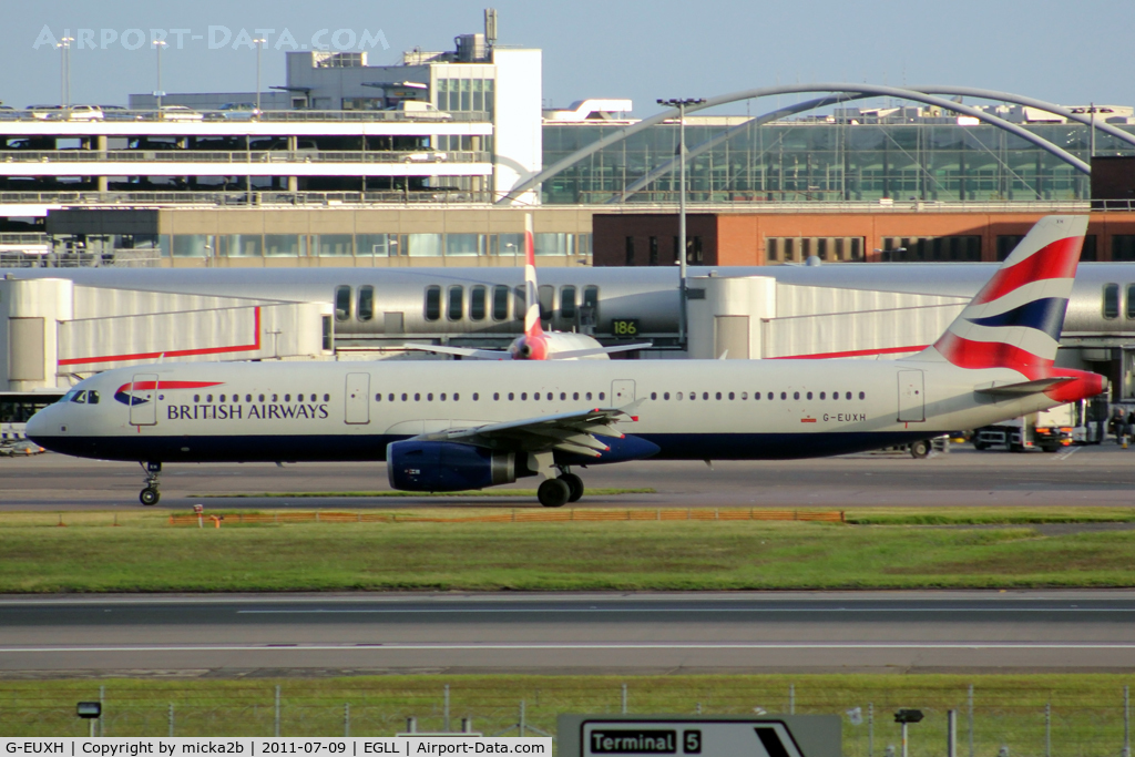 G-EUXH, 2004 Airbus A321-231 C/N 2363, Taxiing