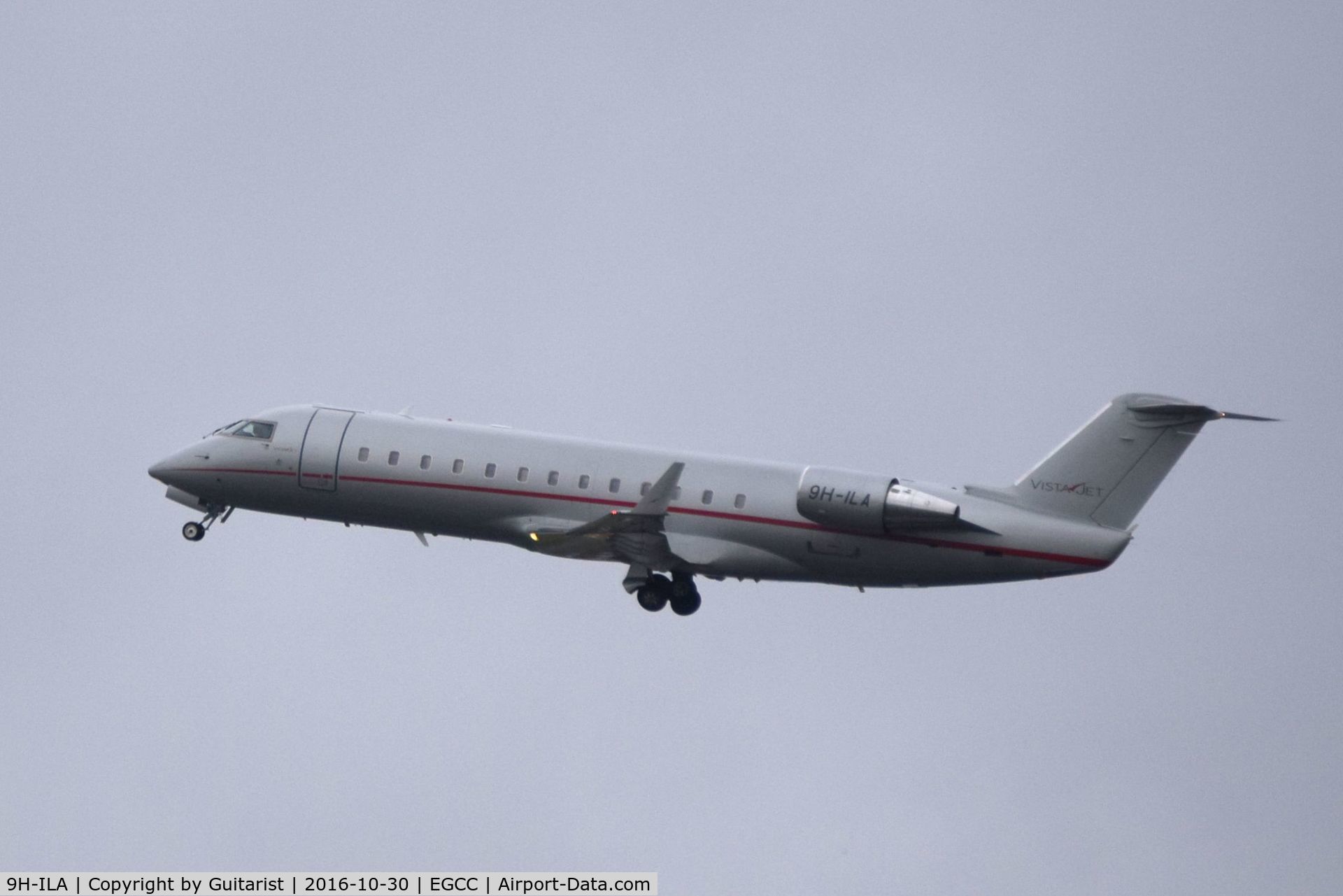 9H-ILA, 2009 Bombardier Challenger 850 (CL-600-2B19) C/N 8101, At Manchester
