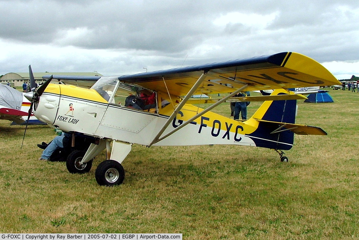 G-FOXC, 1991 Denney Kitfox Mk3 C/N PFA 172-11900, Denney Kitfox Mk.III [PFA 172-11900] Kemble~G 02/07/2005