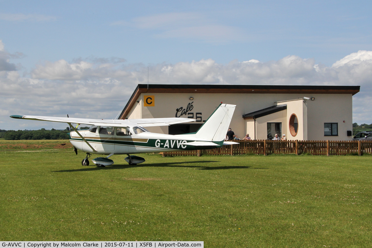 G-AVVC, 1967 Reims F172H Skyhawk C/N 0443, Reims F172H Skyhawk, Fishburn Airfield, July 11th 2015.