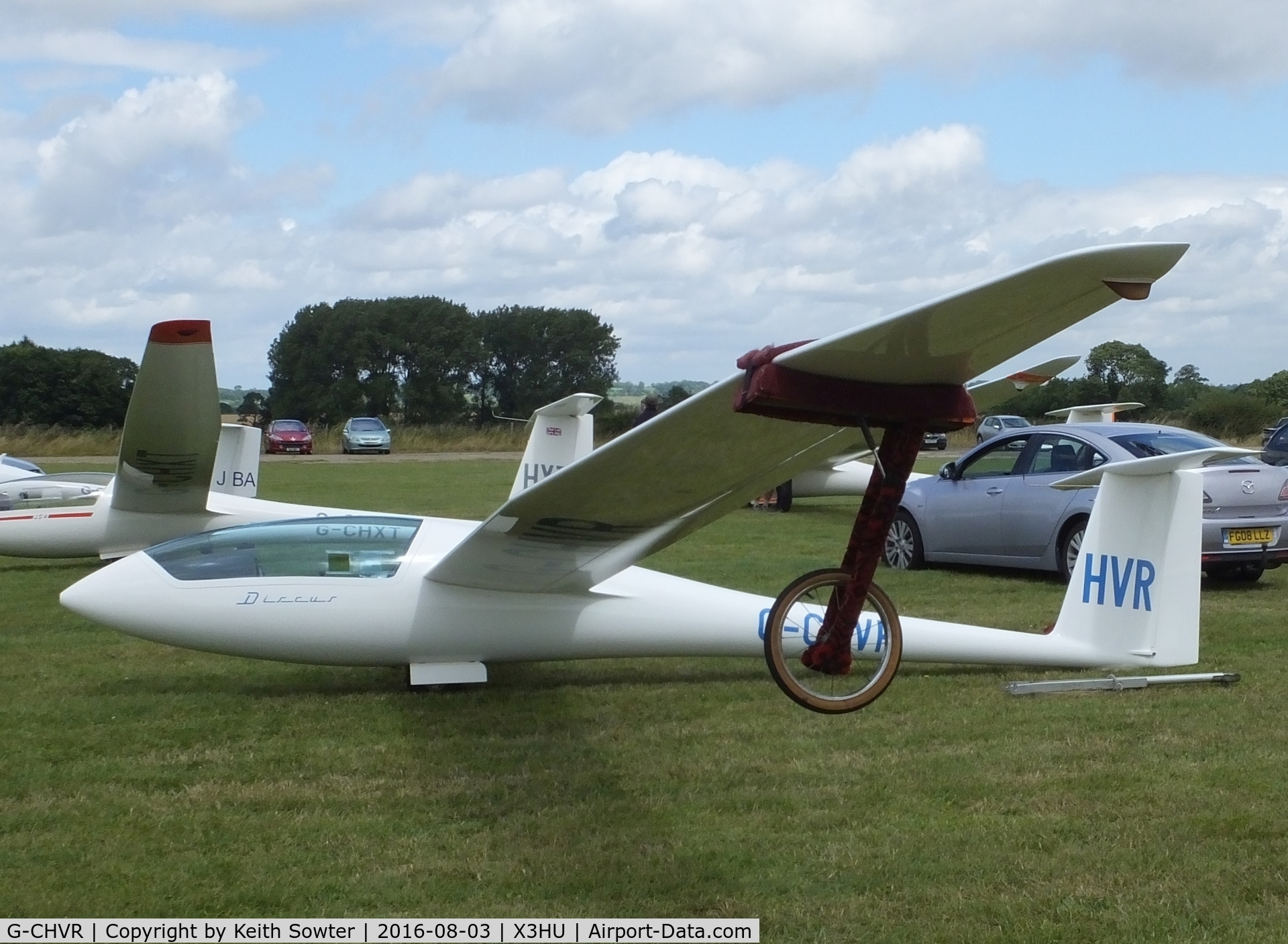 G-CHVR, Schempp-Hirth Discus b C/N 560, Glider Comp at Husbands Bosworth