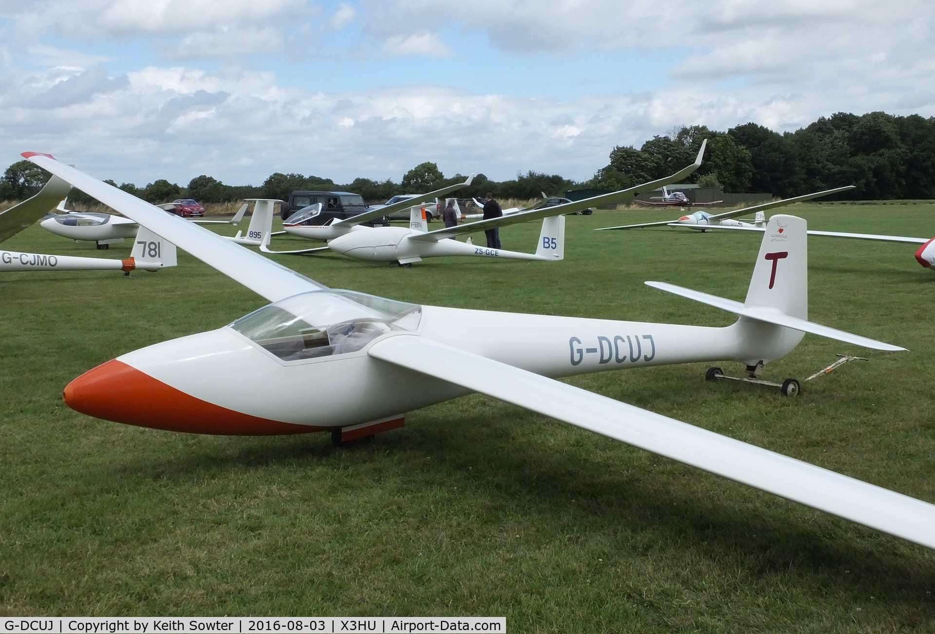 G-DCUJ, Glasflugel H-201B Standard Libelle C/N 370, Glider Comp