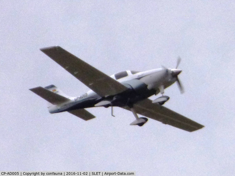 CP-AD005, 2010 Lancair Super ES C/N 096, Flying over Santa Cruz (changed registration?, but cn 96 according to DGAC)