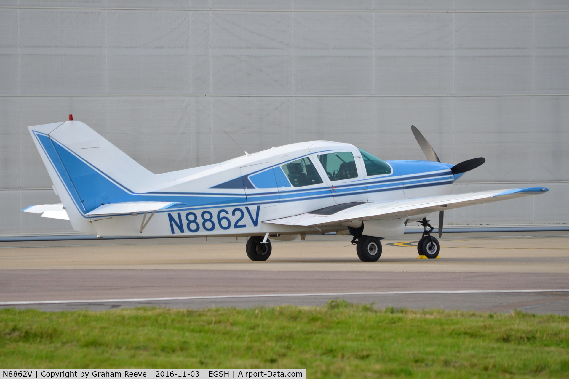 N8862V, 1971 Bellanca 17-31ATC Super Viking C/N 31022, Parked at Norwich.