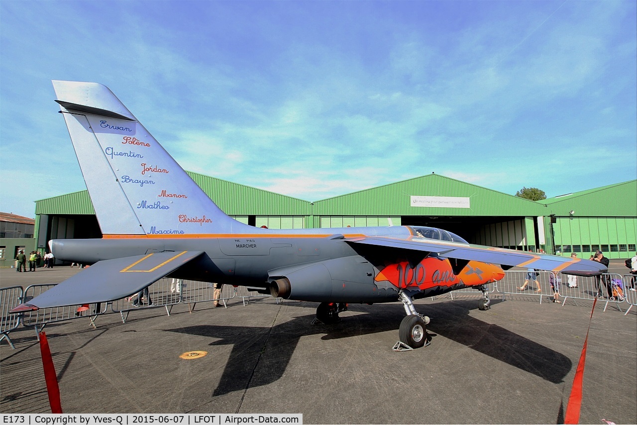 E173, Dassault-Dornier Alpha Jet E C/N E173, Dassault-Dornier Alpha Jet E (F-UHMA), Static display, Tours Air Base 705 (LFOT-TUF) Air show 2015