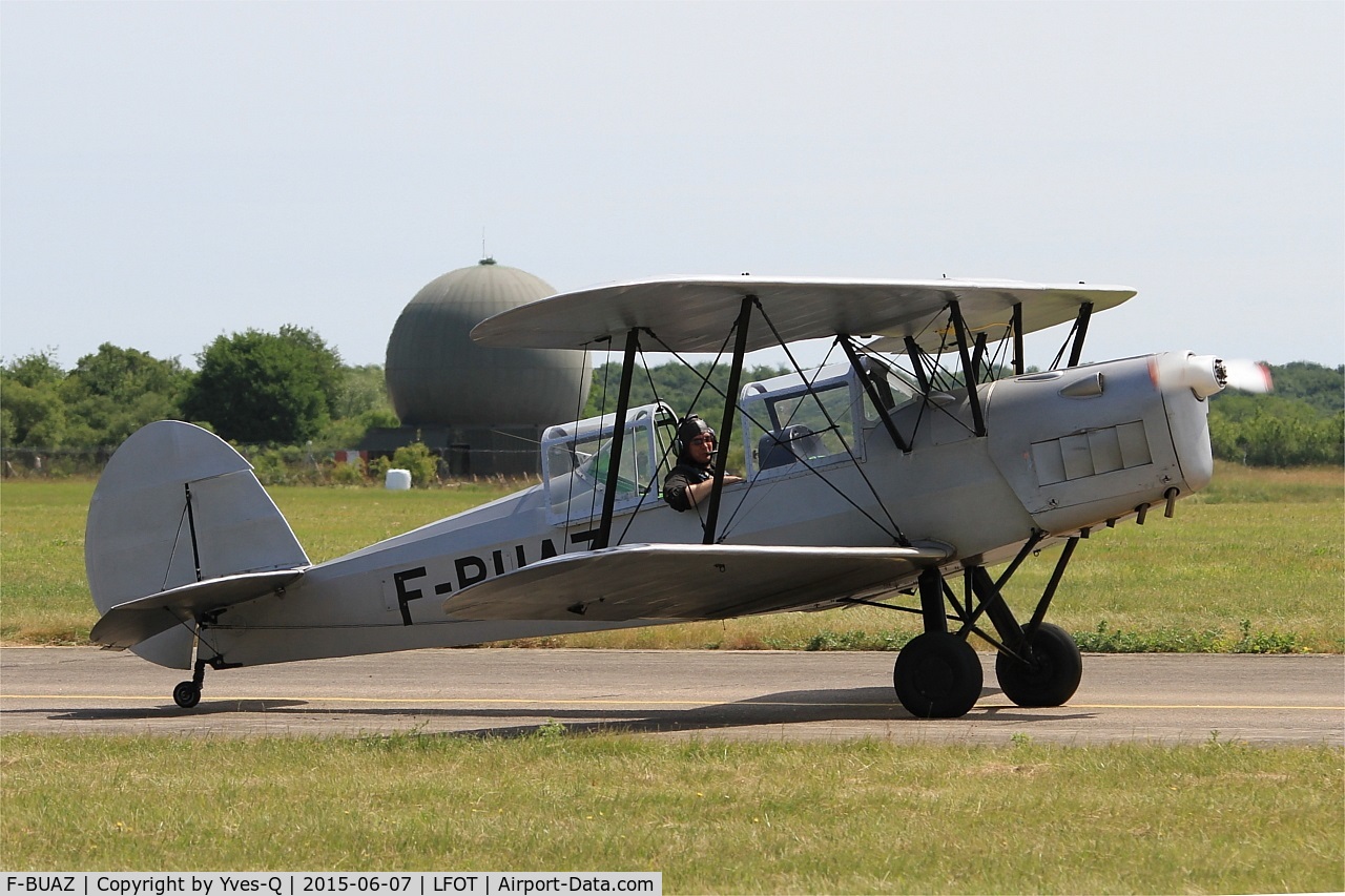 F-BUAZ, Stampe-Vertongen SV-4A C/N 19, Stampe-Vertongen SV-4A, Taxiing to parking area, Tours Air Base 705 (LFOT-TUF) Open day 2015