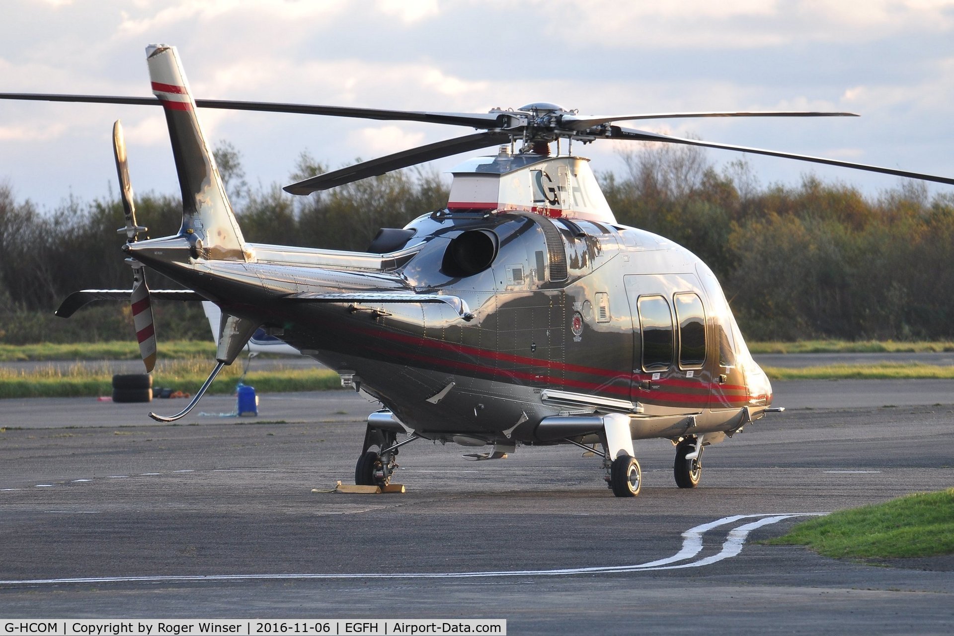 G-HCOM, 2015 AgustaWestland AW-109SP GrandNew C/N 22336, Visiting AW-109SP operated by Helicom.