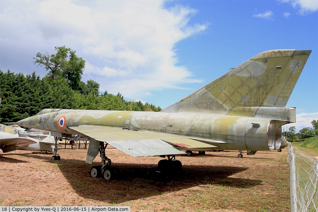 18, Dassault Mirage IVA C/N 18, Dassault Mirage IVA, Preserved at Savigny-Les Beaune Museum